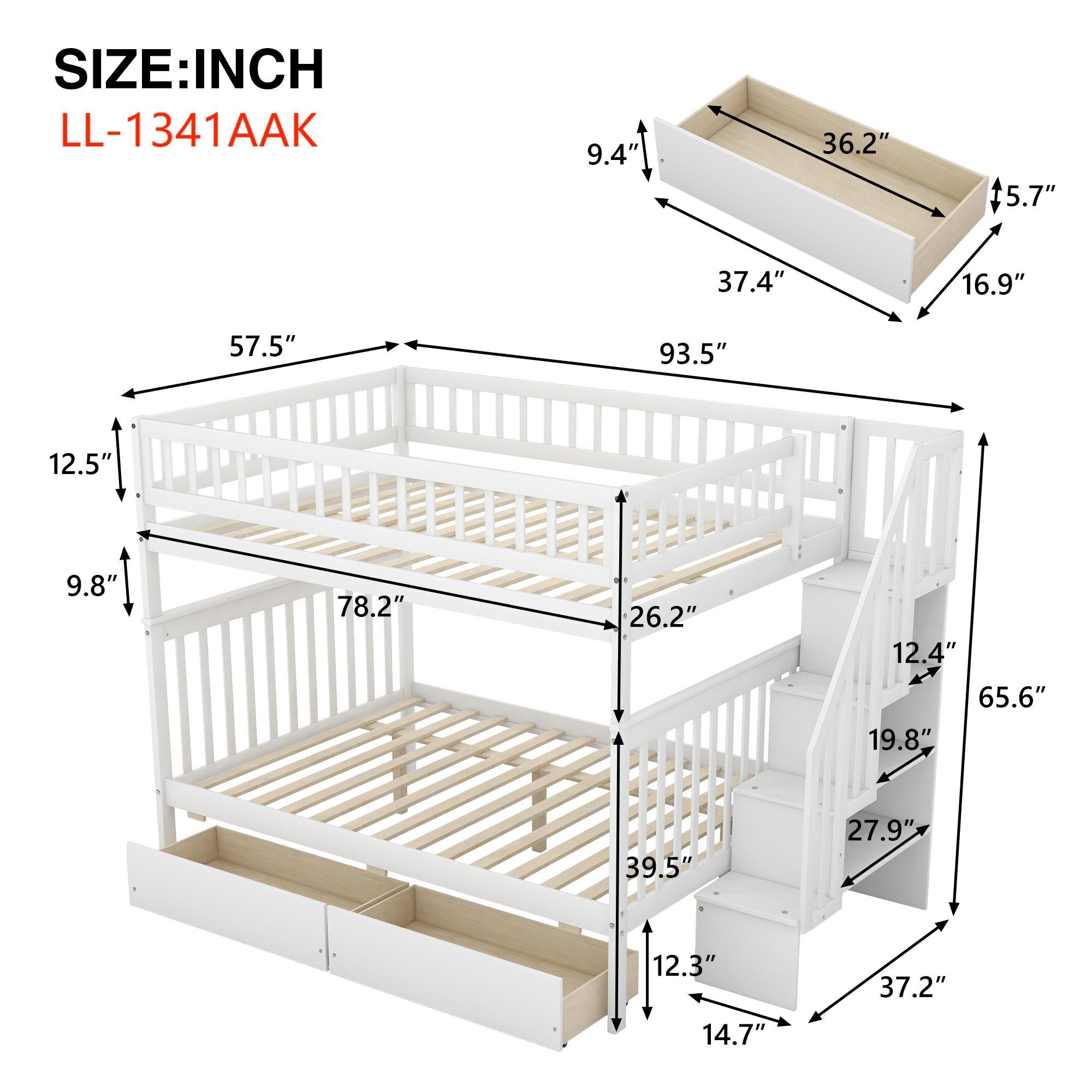 Yiekholo LL-1341AAK Bunk-Beds - View #8