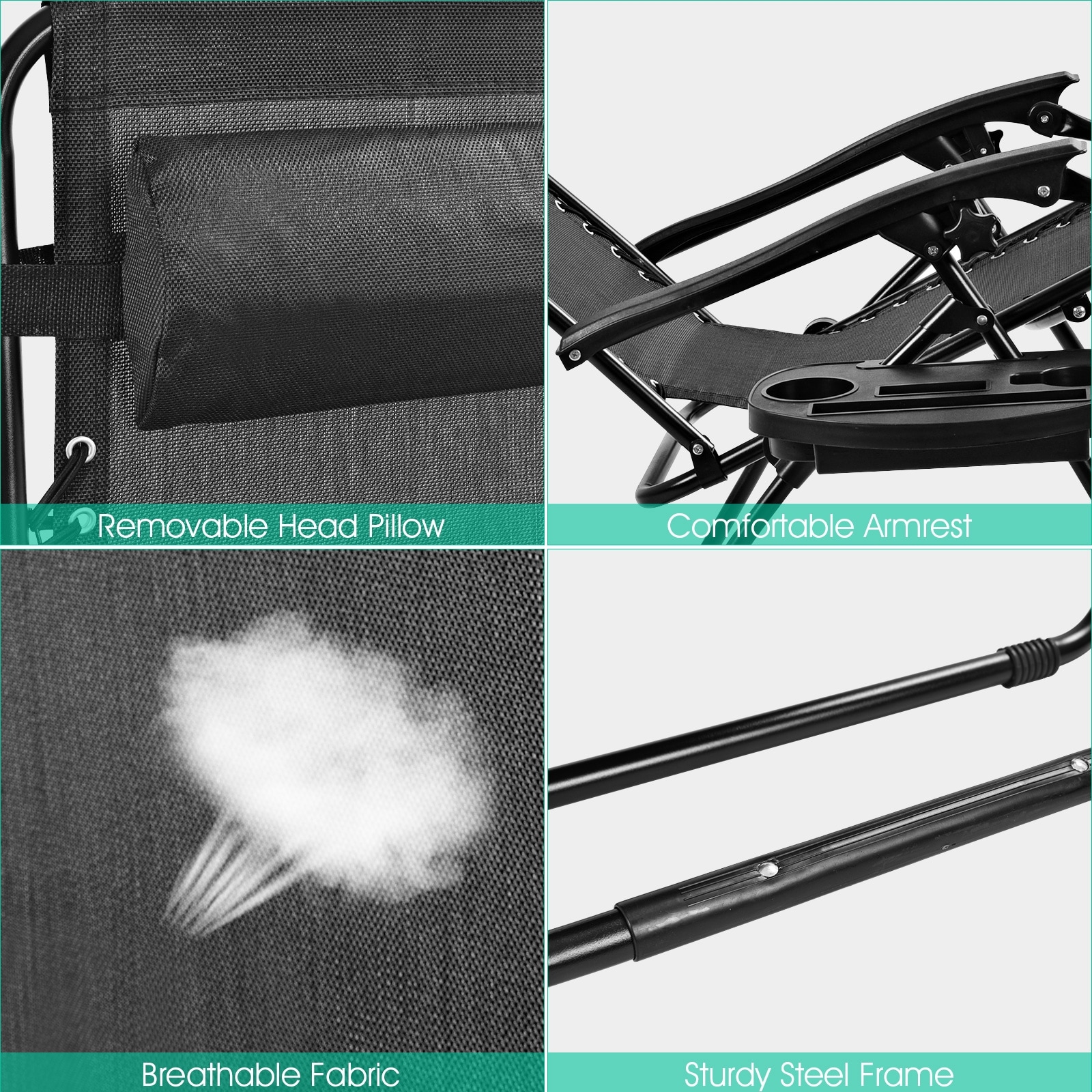 CALVON CABABP12BK Patio-Chairs - View #3