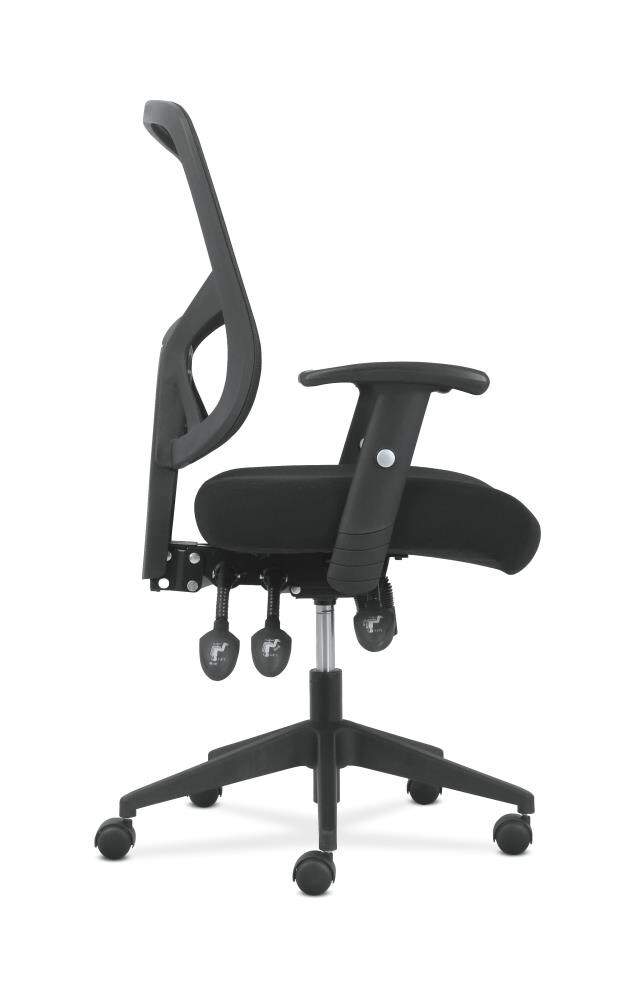 HON Sadie Black Traditional Ergonomic Adjustable Height Swivel ...