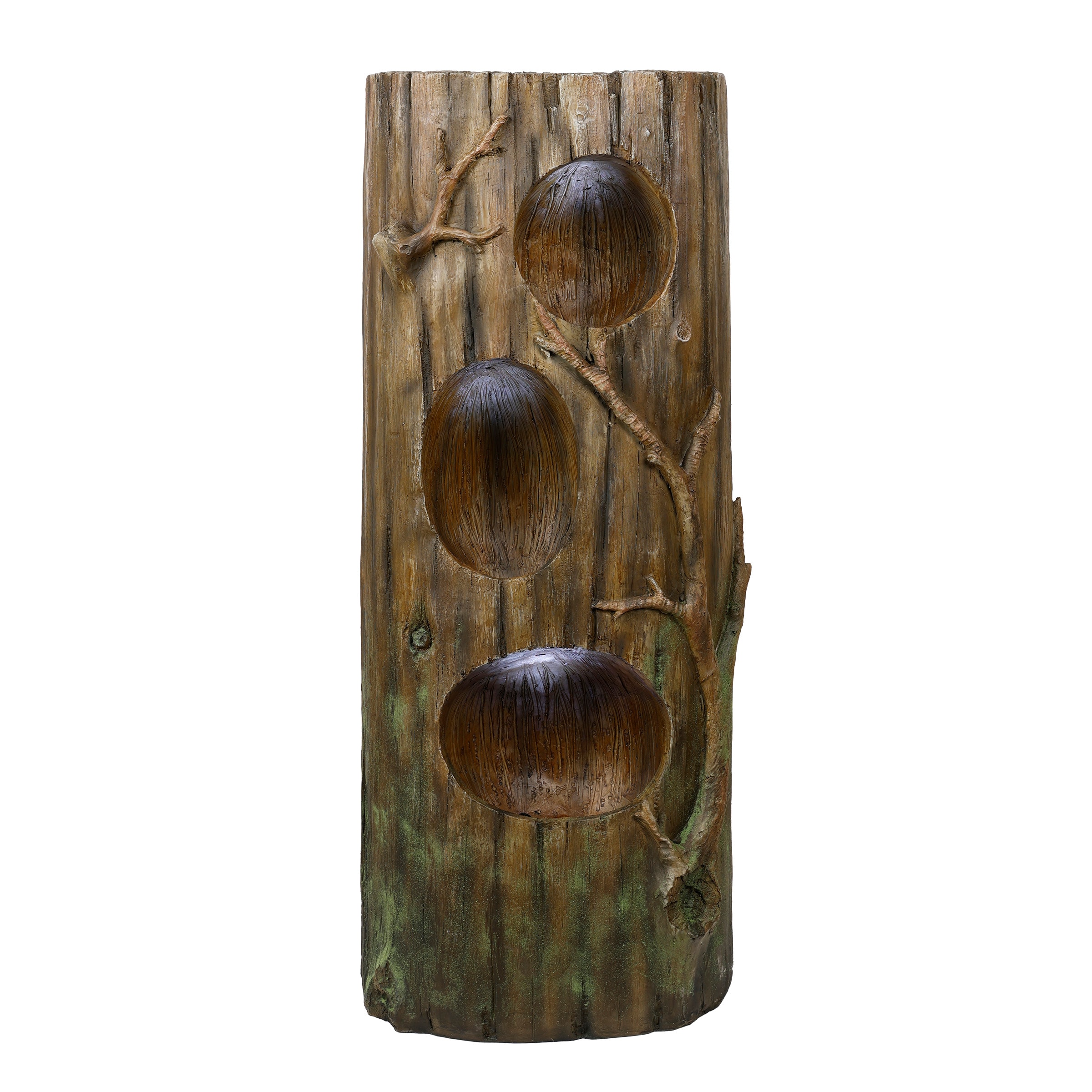 Alpine Corporation TZL344 40-in H Resin Tiered Outdoor Fountain