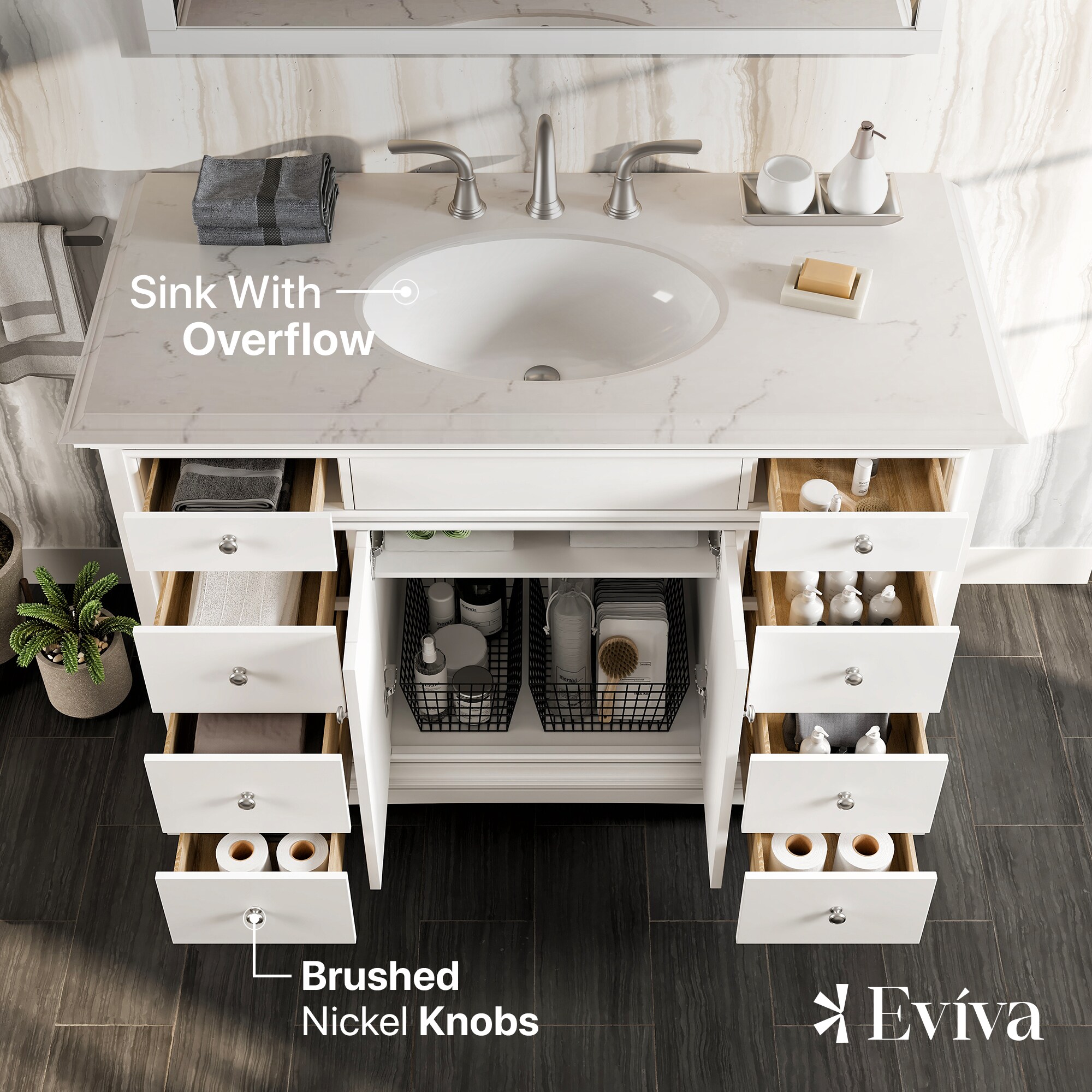 Eviva EVVN709-42WH-Q Bath-Vanity-Combo - View #3