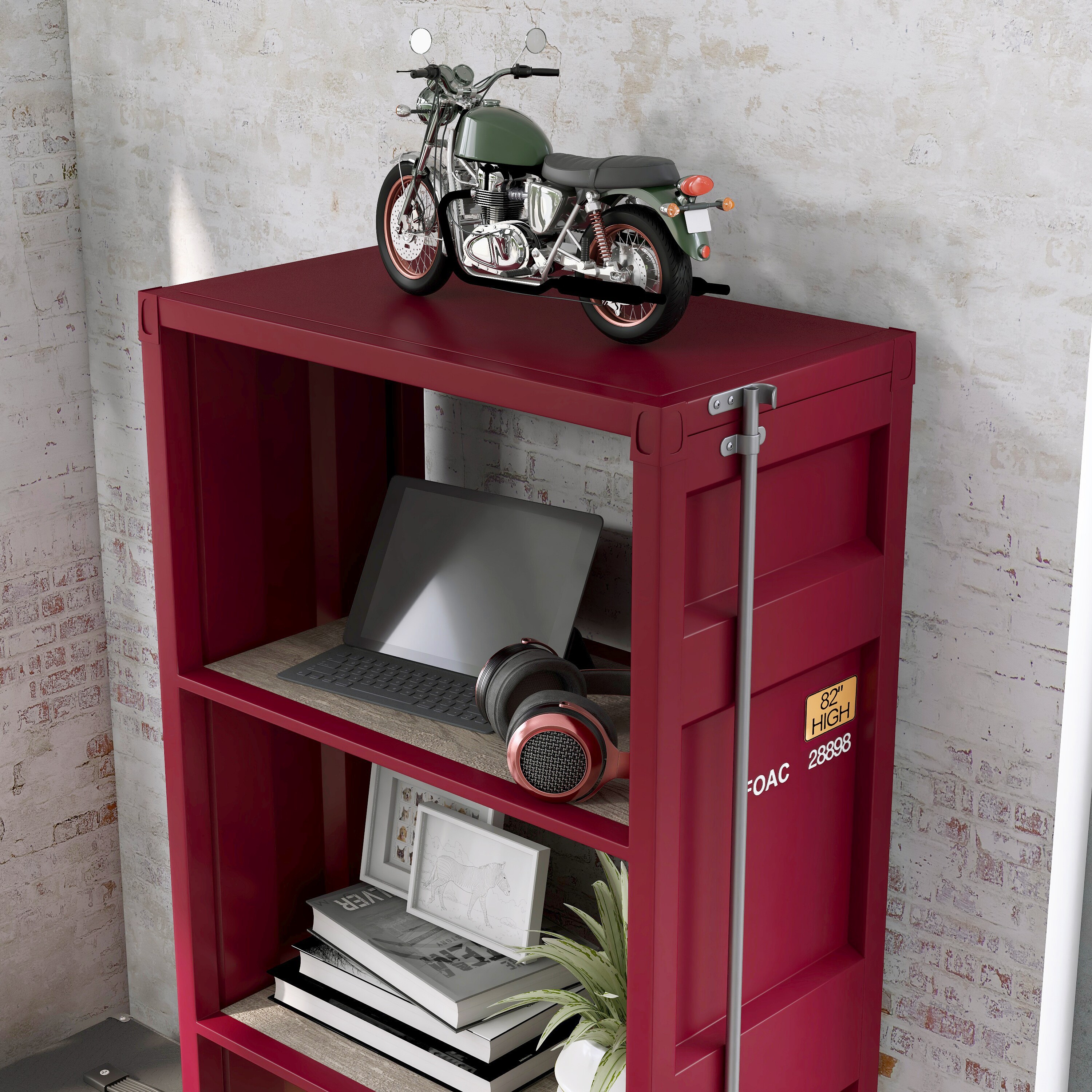 Furniture of America IDF-AC333RD bookcases - View #7
