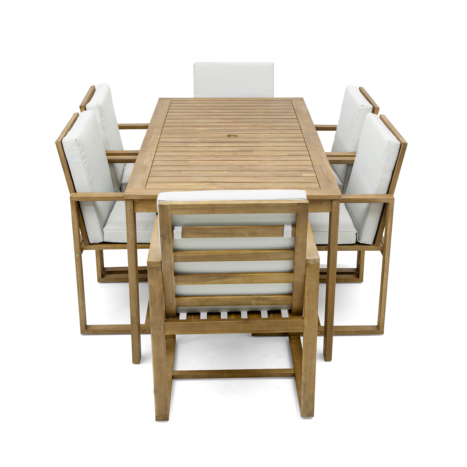 SINOFURN SYA010462WT Patio-Dining-Sets - View #7