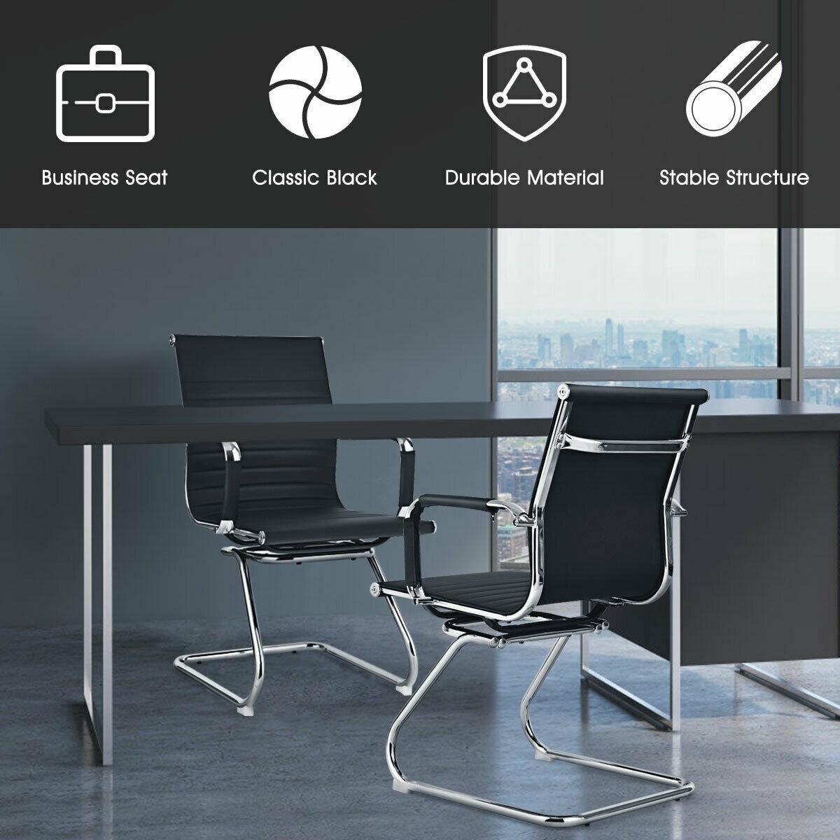 Slickblue D-CO-2-KB20456WH Office-Chairs - View #2