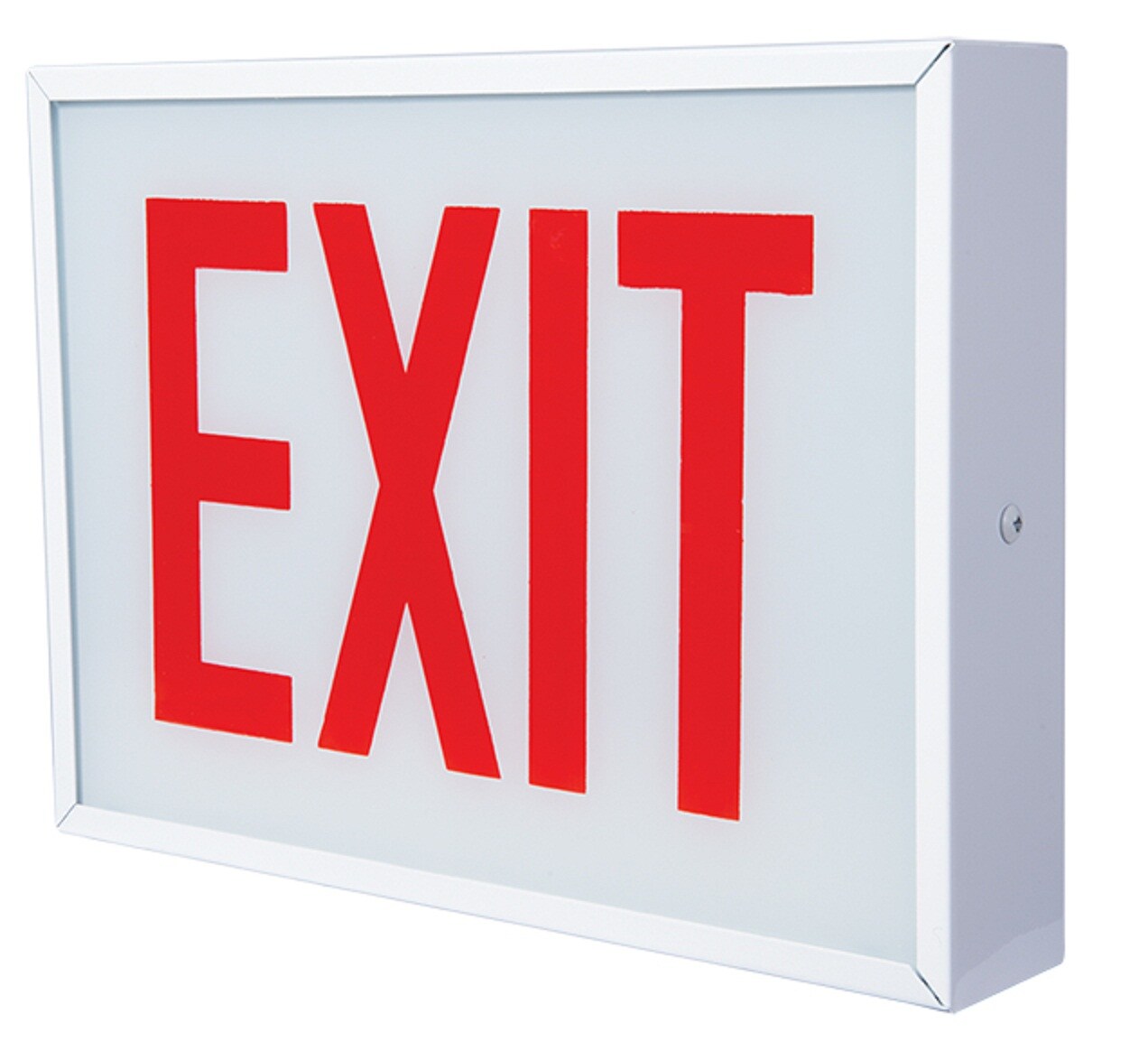 All-Pro APLCHX71 AP series LED White Hardwired Exit Light with Red Lights