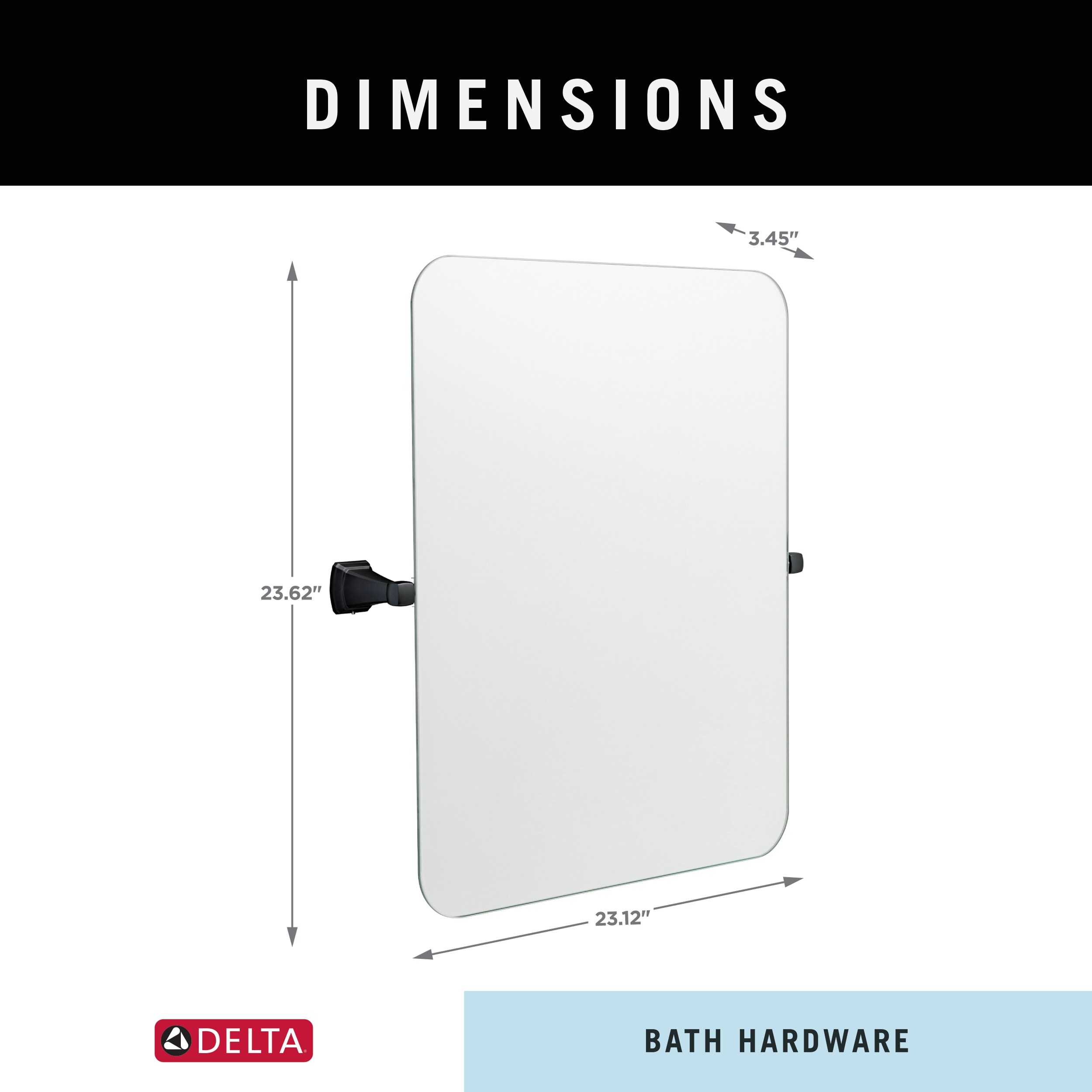 DELTA KNX69-MB Framed-Bath-Mirrors - View #7