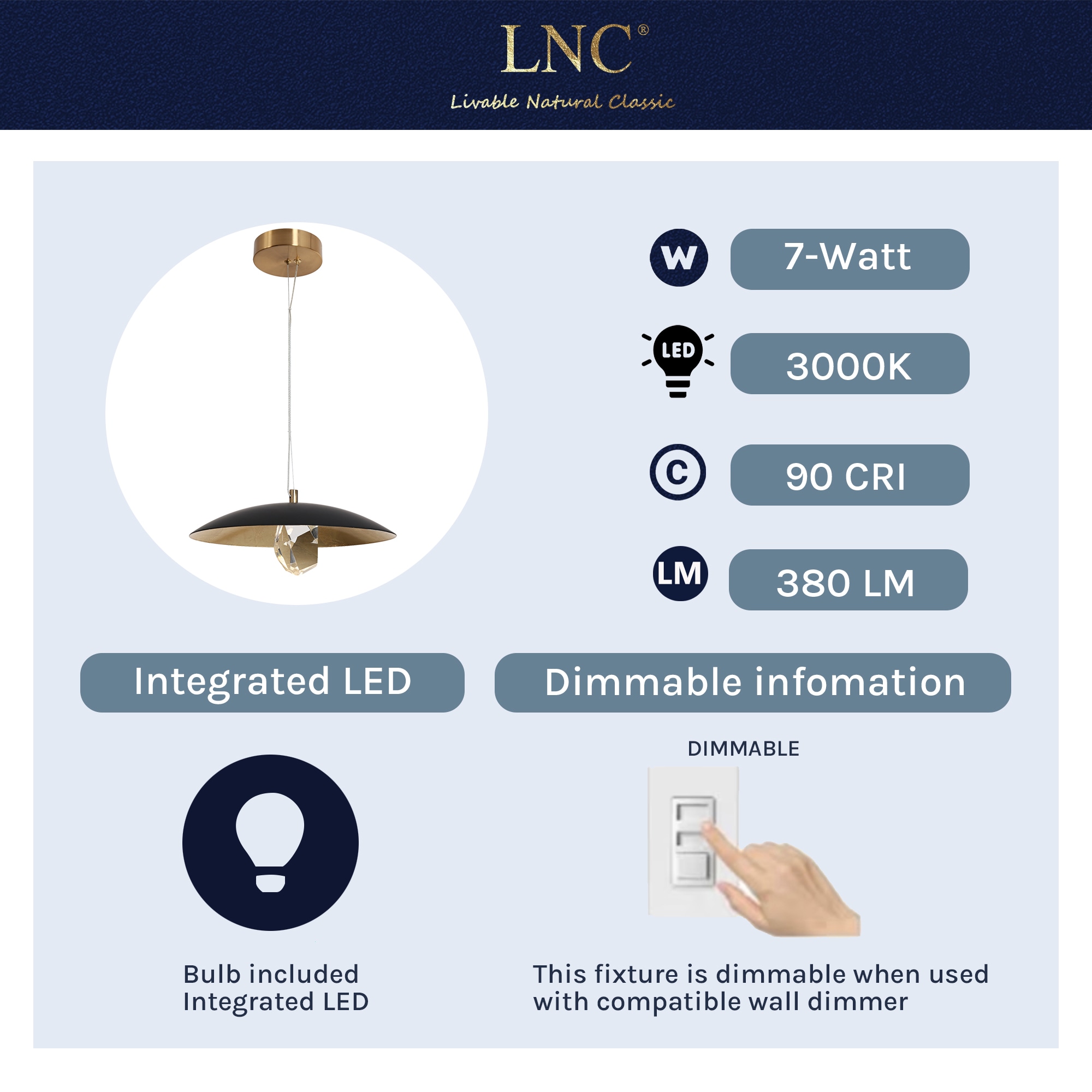 LNC HA05138 Pendant-Lights - View #6