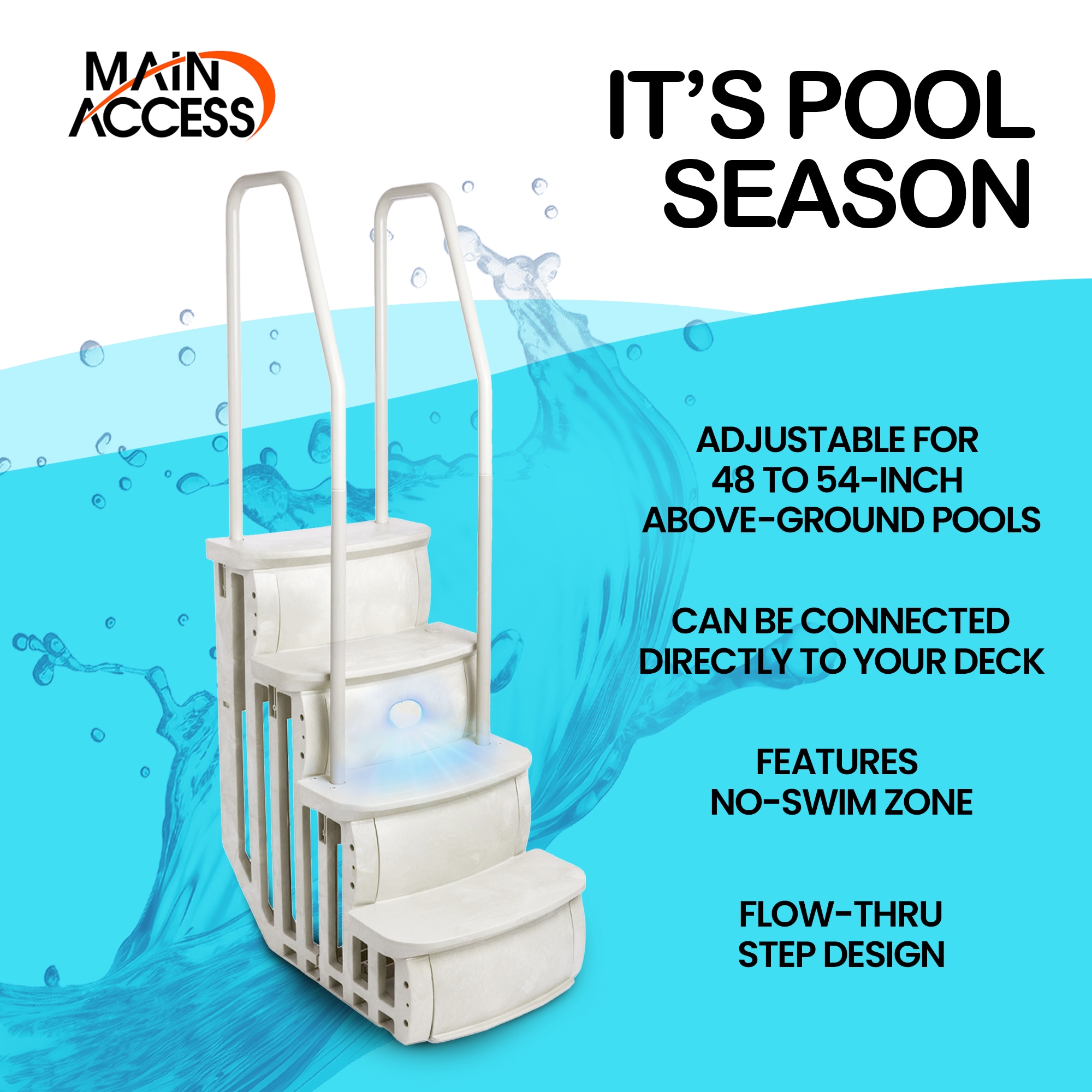 Main Access 59347 Above-Ground-Pool-Lad-Steps - View #11