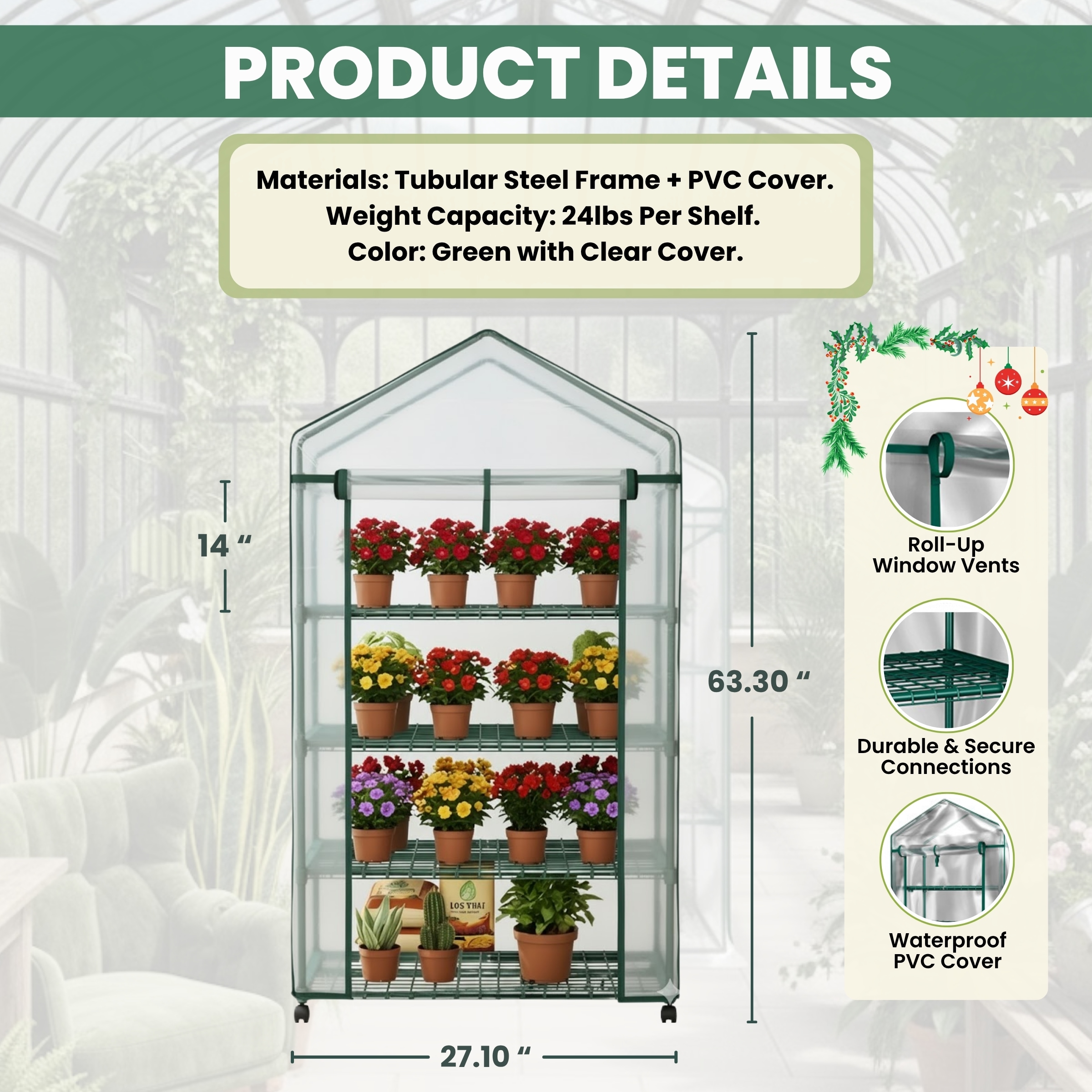 Hastings Home 720515XEB greenhouses - View #5