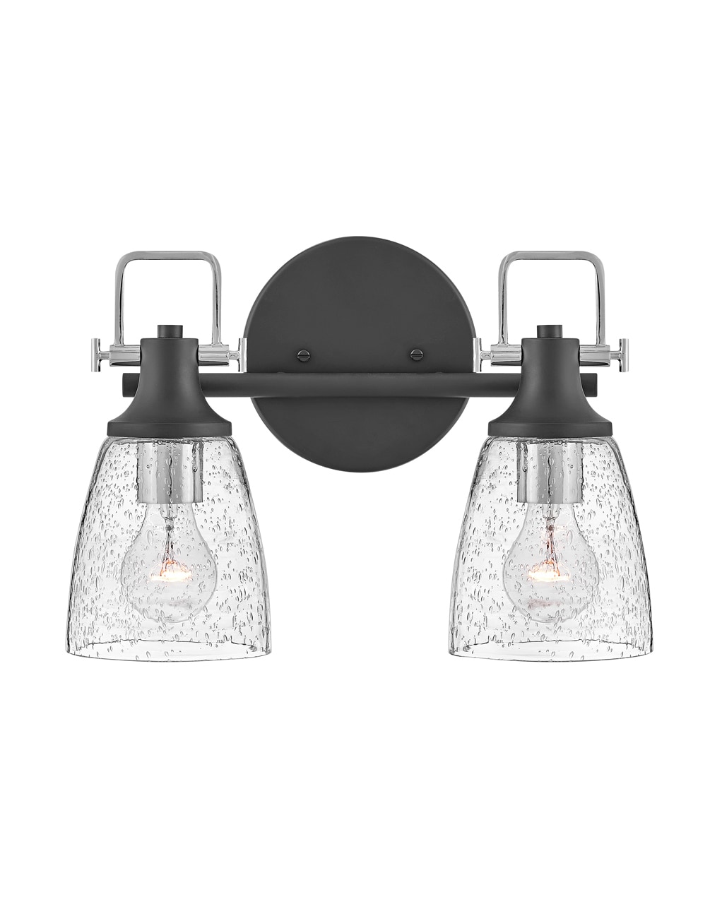 Hinkley 51272BK-CM Easton 14.5-in 2 -Light Gloss Chrome Industrial Vanity light