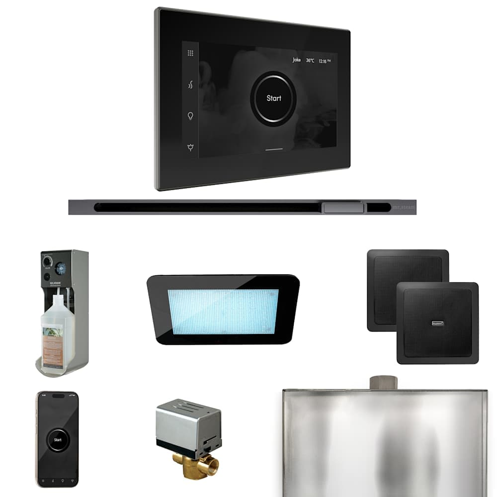  XDRM2L Xdream Linear Package Steam Shower Control Package with Isteamx Control and Linear Steamhead