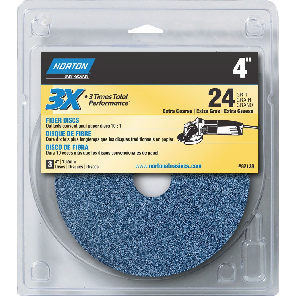 Norton Very Coarse Sandpaper 5-in W x 5.5-in L 3-Pack at Lowes.com