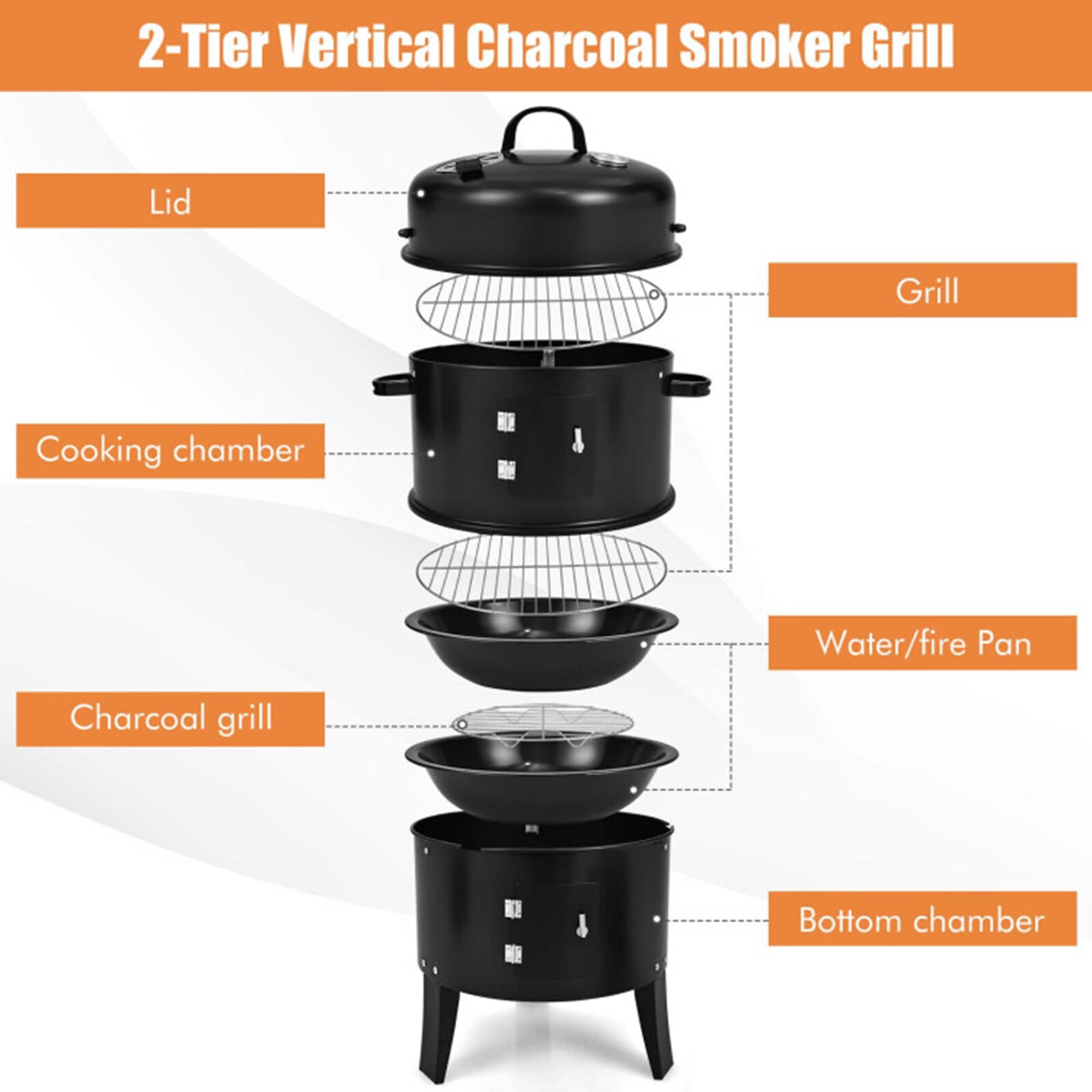 Mondawe MO580BK Charcoal-Grills - View #3