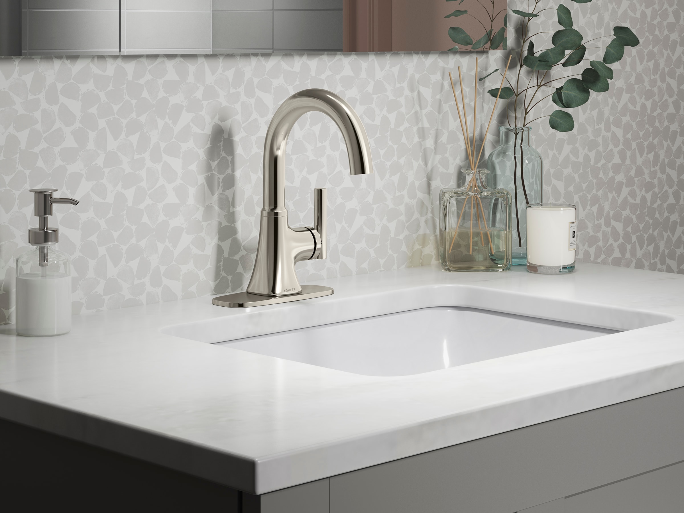 KOHLER REC27952-4D-SN Lavatory-Faucets - View #5