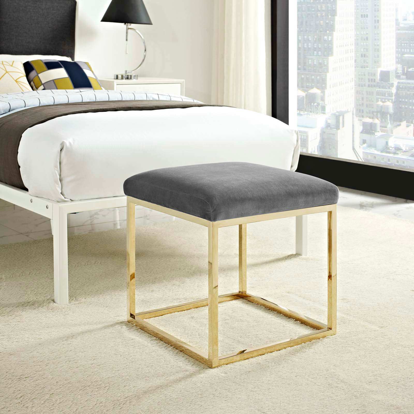 Modway EEI-2849-GLD-GRY Indoor-Ottomans - View #3