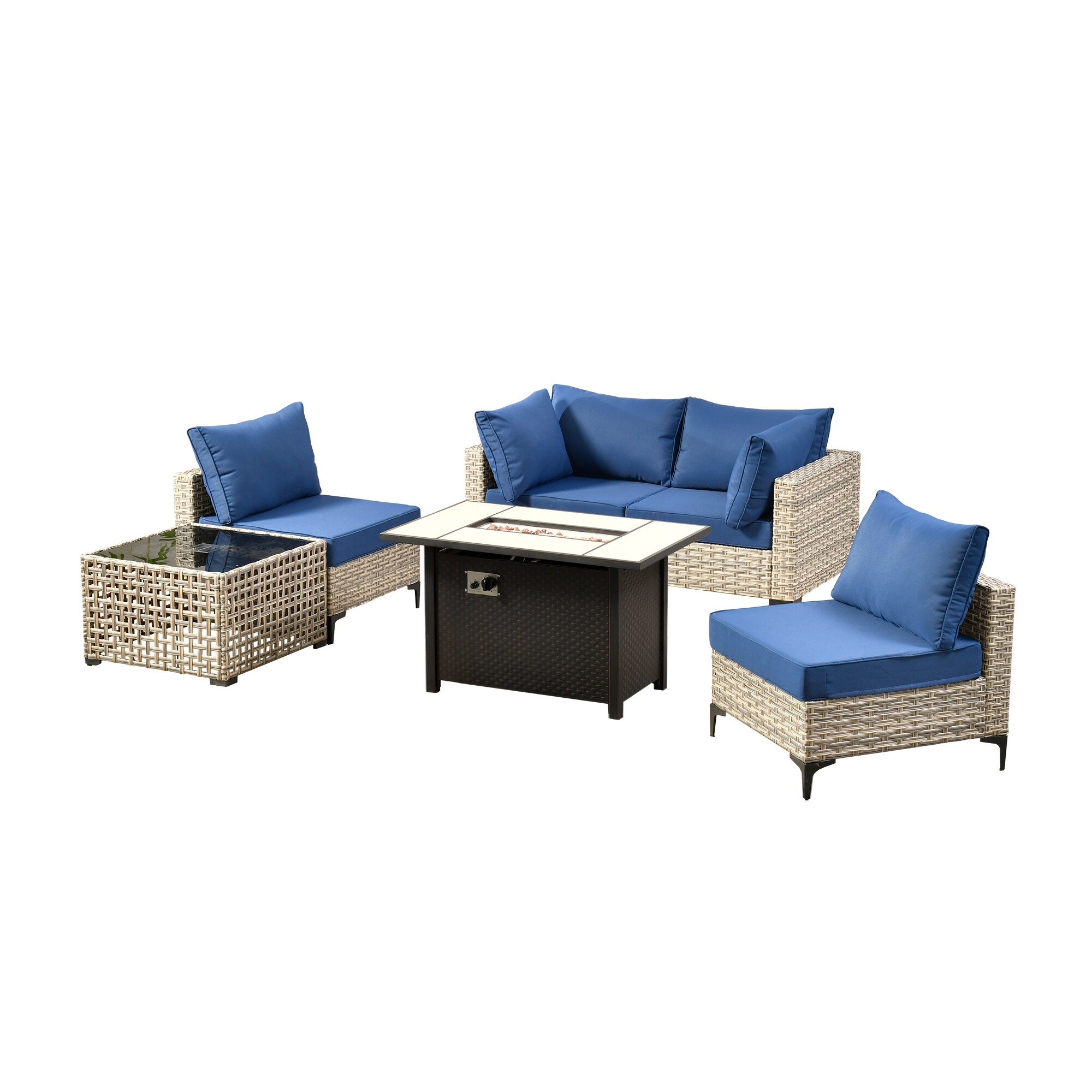 ALTRIGUS 6L-CFP03-SKT706-AL Patio-Conversation-Sets - View #2