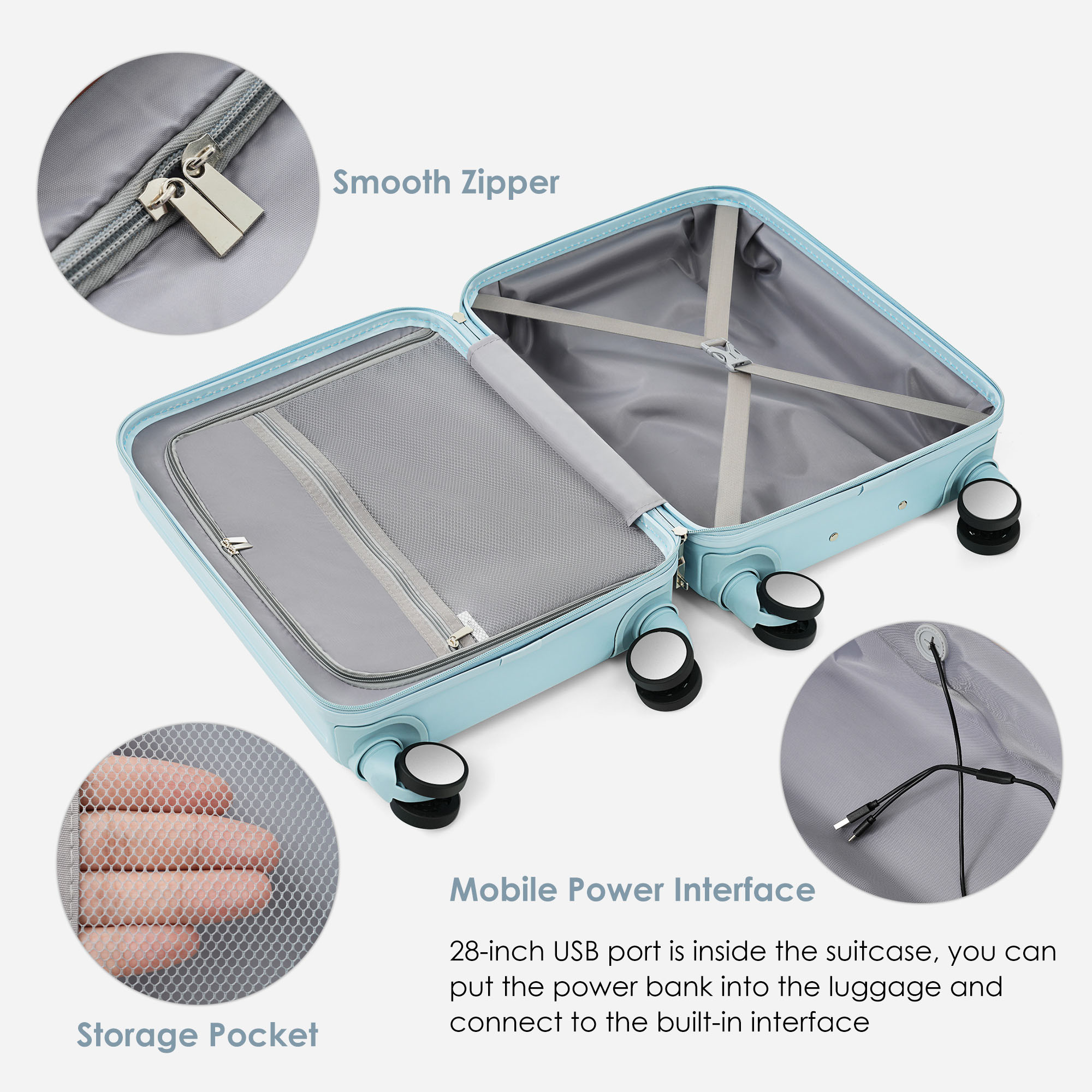 Bybafun YD9600070 Luggage-And-Luggage-Sets - View #5