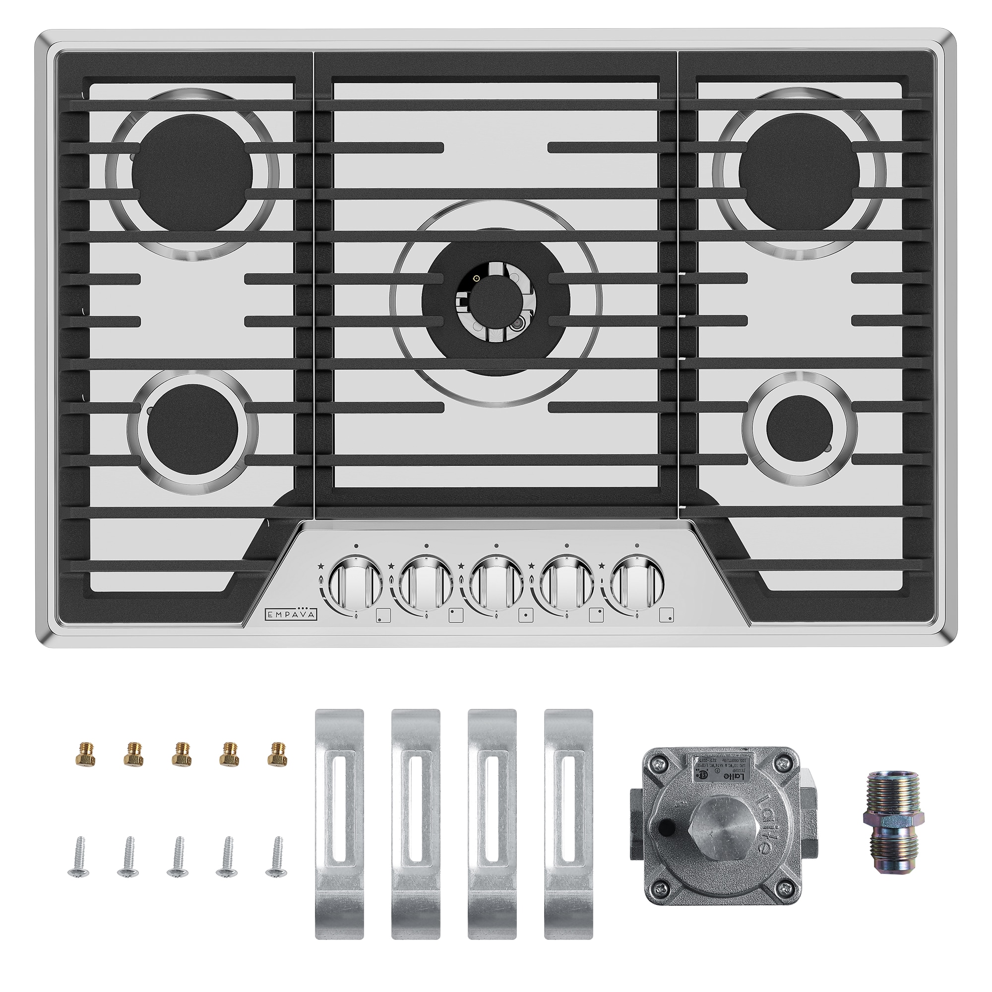 Empava EMPV-30GC37 30-in 5 burners Stainless steel Gas Cooktop