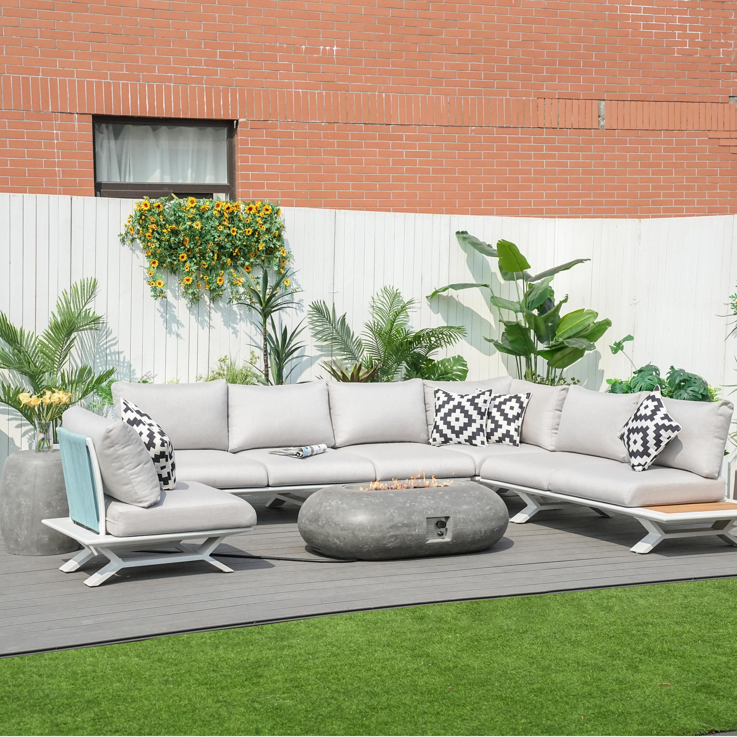 Direct Wicker DWG-2323W24912G Patio-Conversation-Sets - View #2