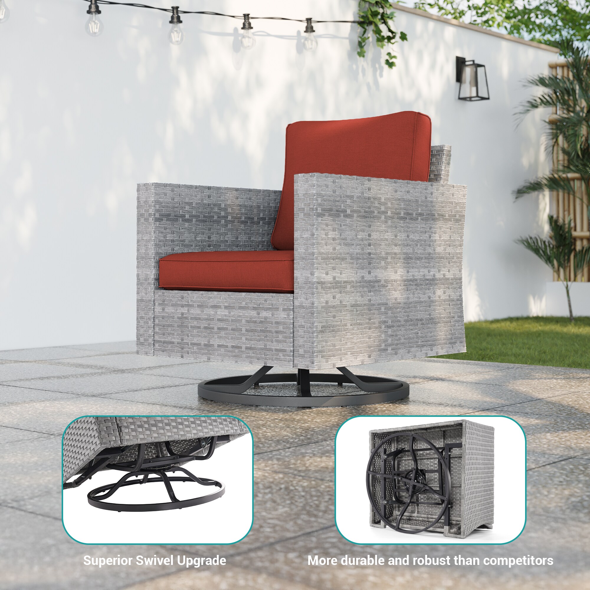 ACEGOSES LW-2R-HOG-T3 Patio-Conversation-Sets - View #3