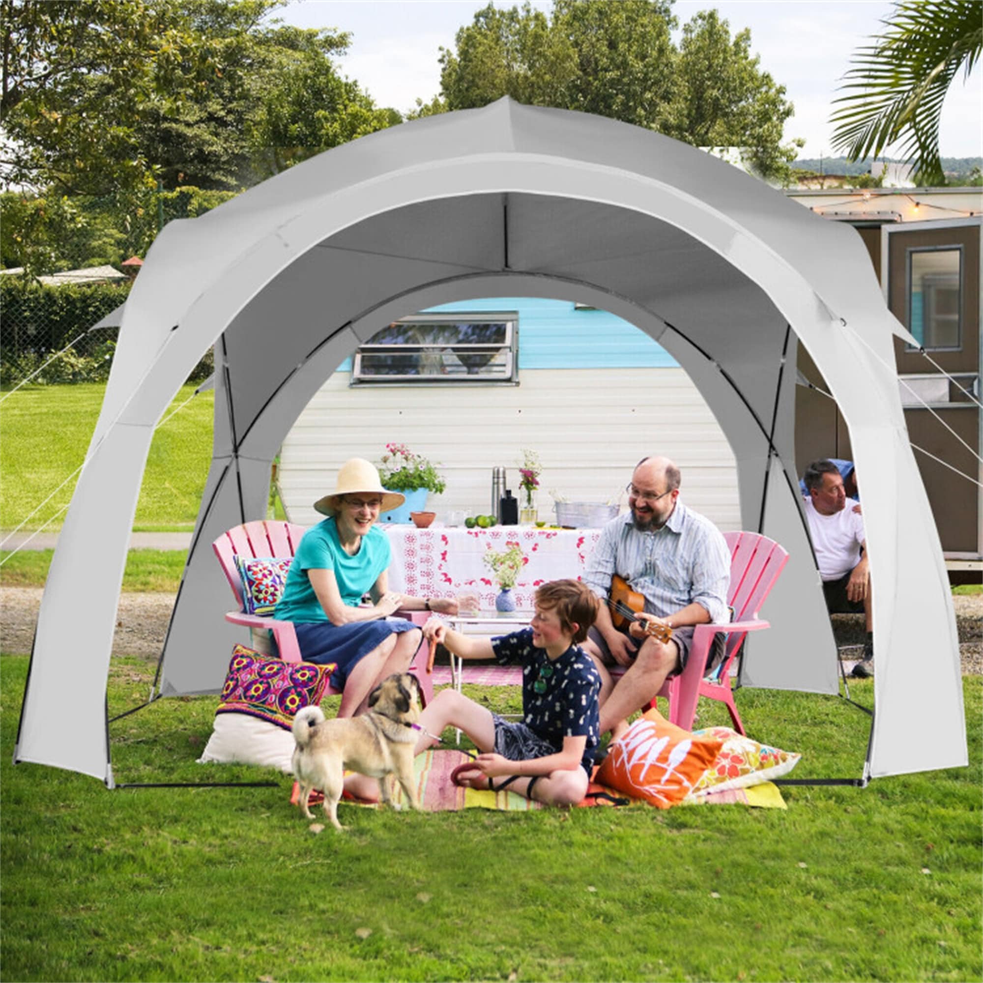 BABOOM 11 x 11 ft Portable Patio Outdoor Beach Canopy Tent in the Tents department at Lowes