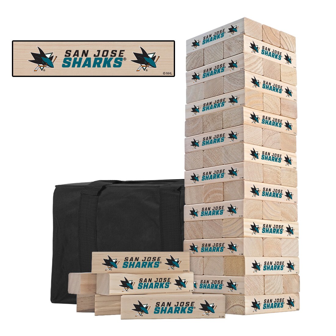 Victory Tailgate San Jose Sharks Outdoor Stacking Game