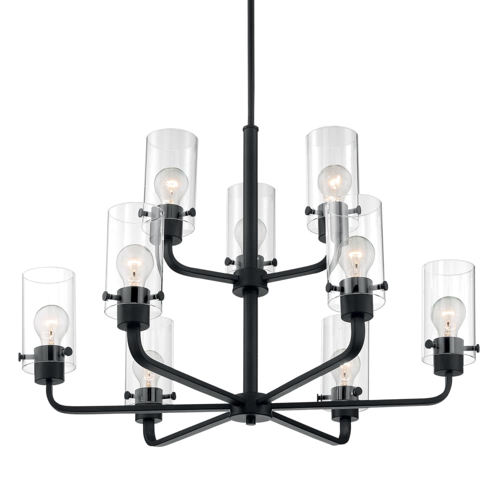 Nuvo Lighting  607179 Sommerset 9 Light 30 Inch Wide Chandelier