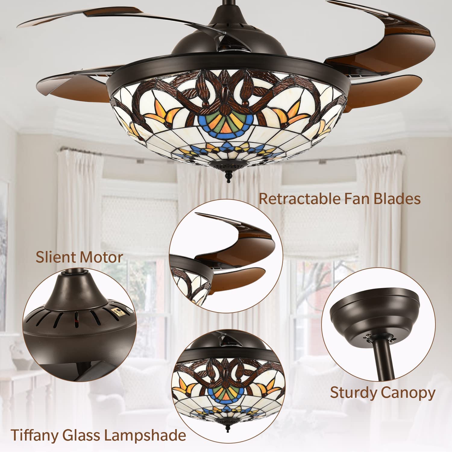 Antoine DCLW040 Ceiling-Fans - View #3