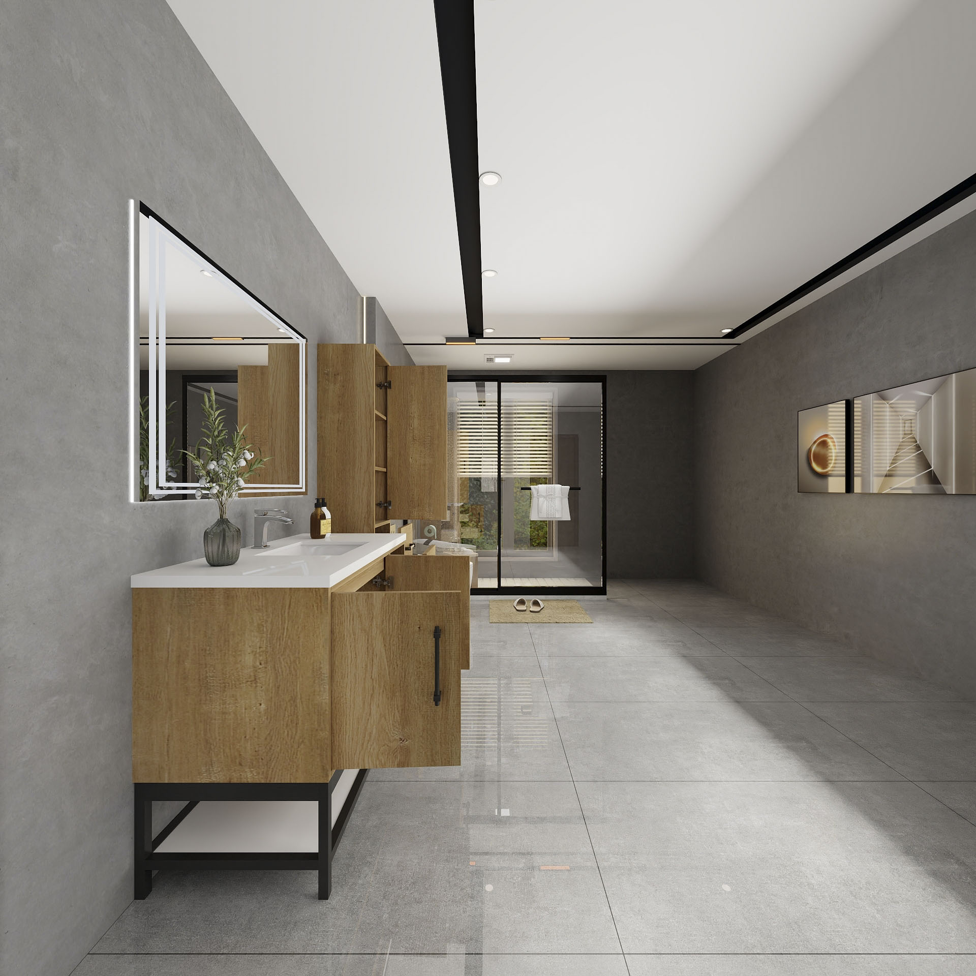 BV Better Vanity VICTORIA42RFM-OAK Bath-Vanity-Combo - View #5