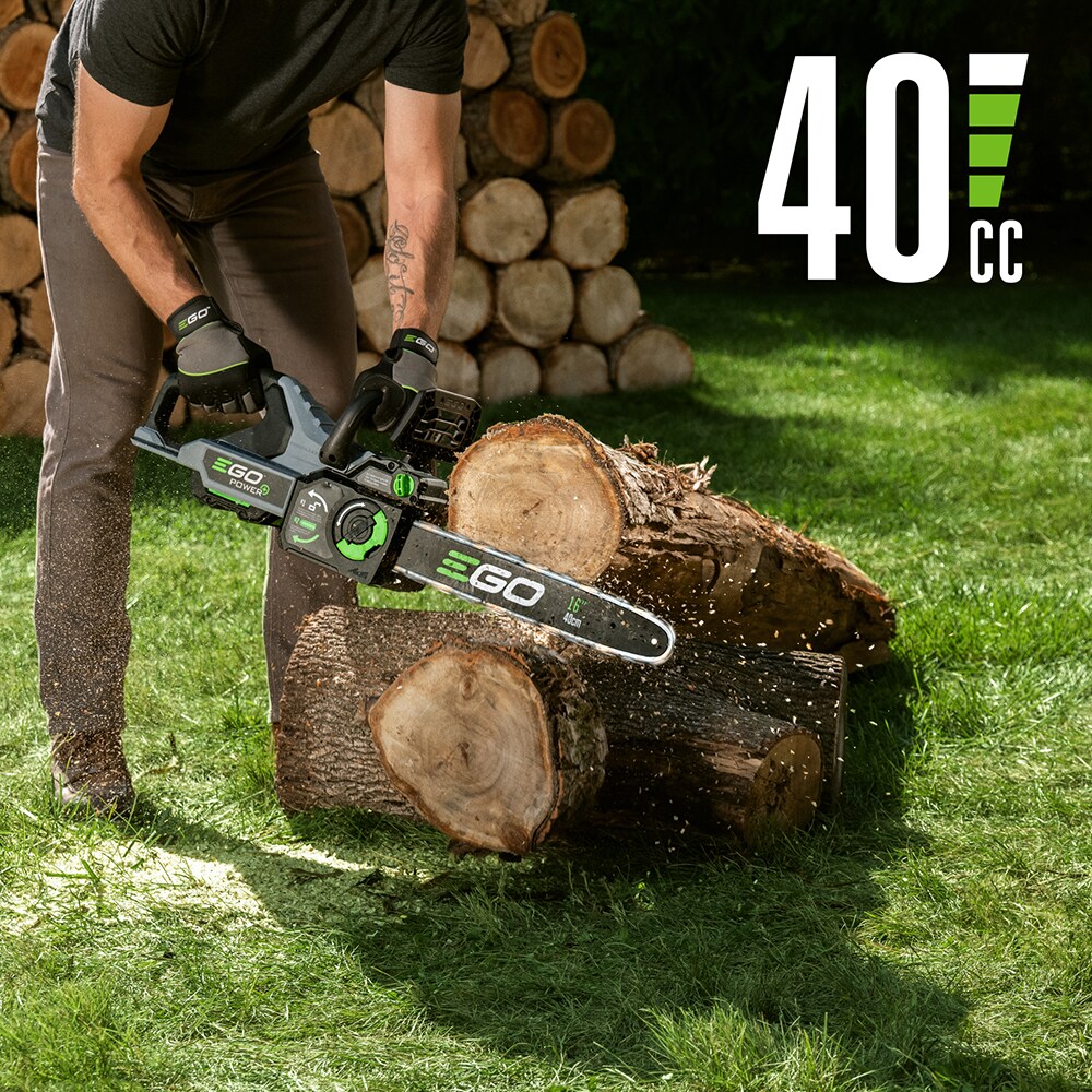 EGO POWER+ 56-volt 16-in Battery Chainsaw (Battery and Charger Not Included)