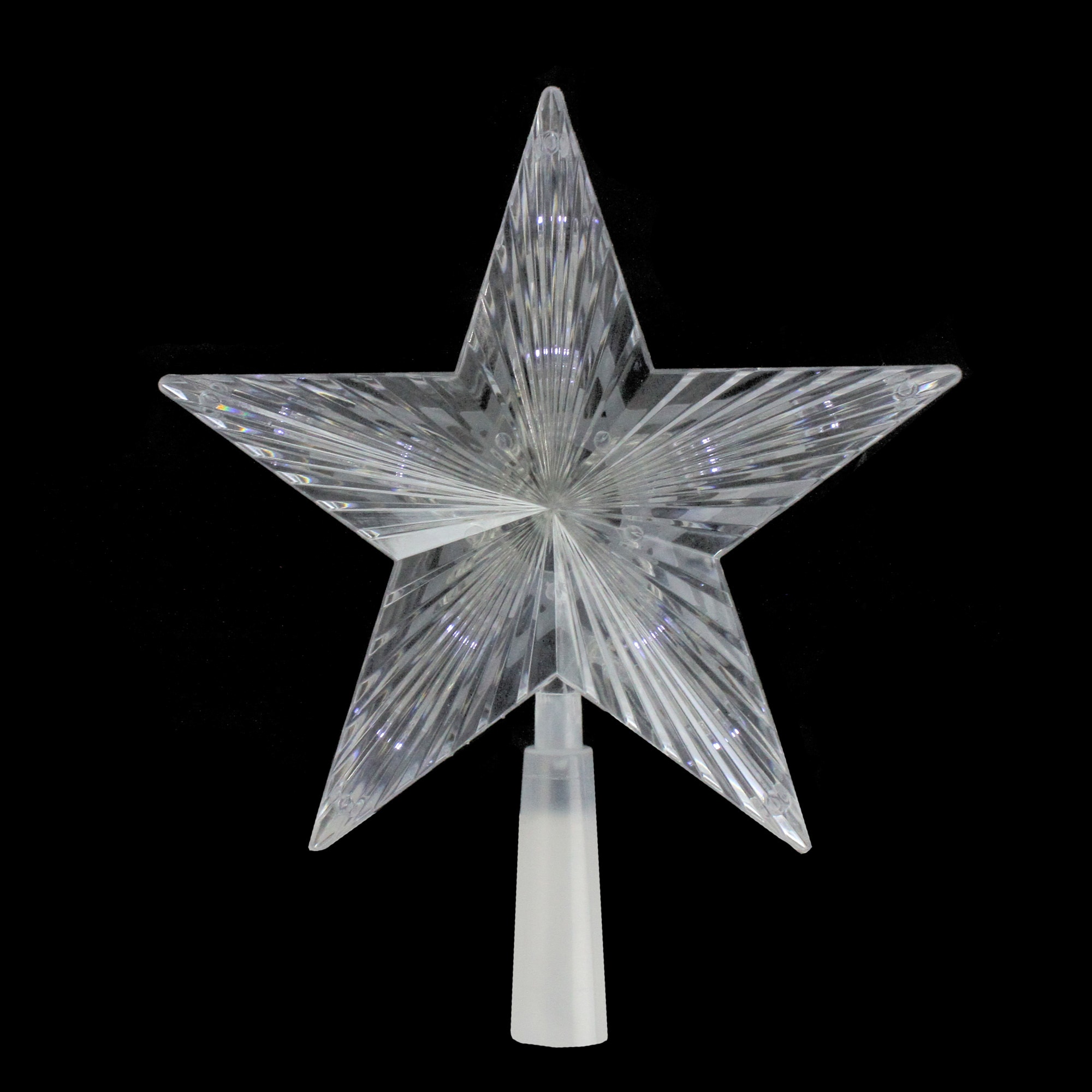 Northlight 12-in Silver Angel with Wings Christmas Tree Topper 34850965
