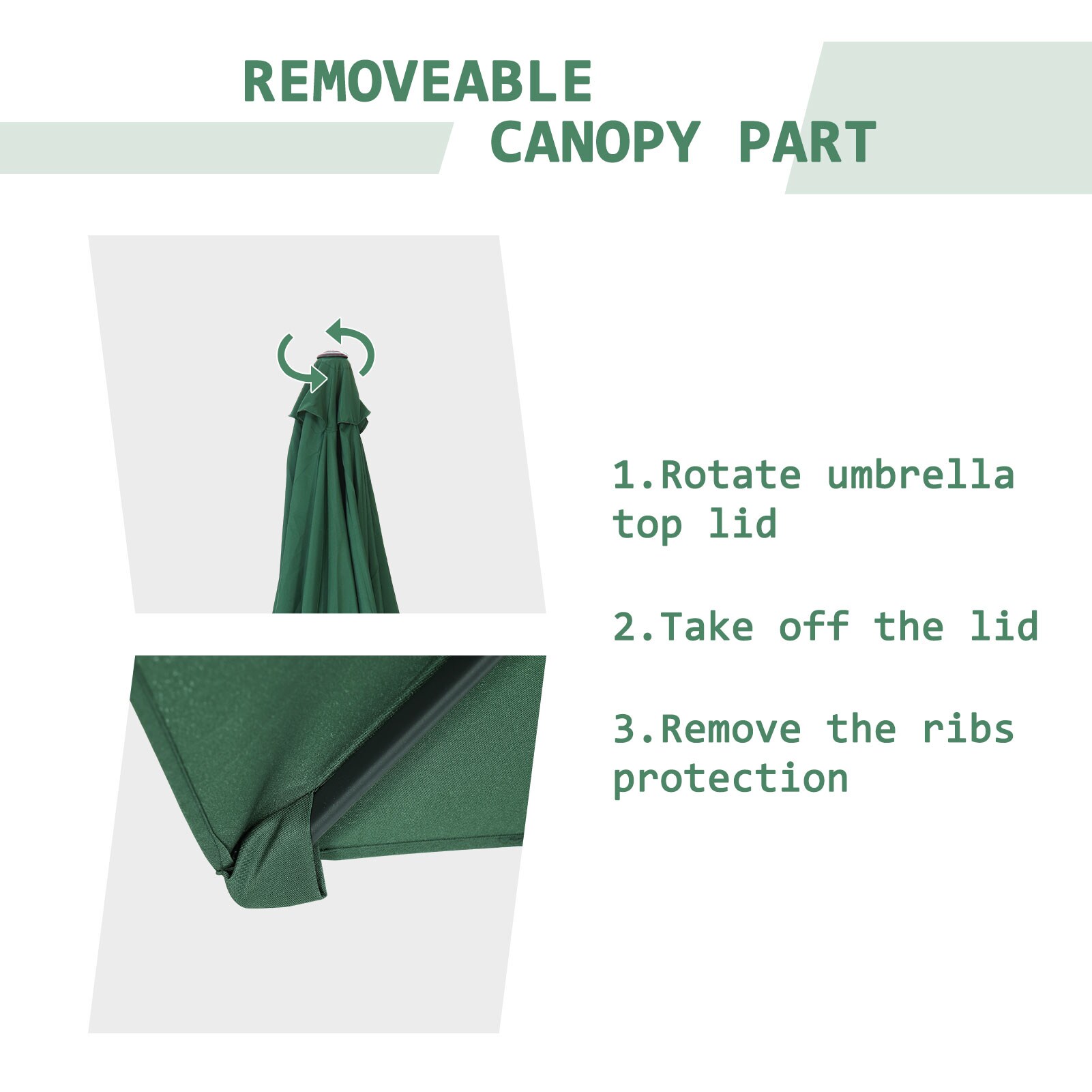 GDY GD-OTU027GN Umbrellas-2 - View #5