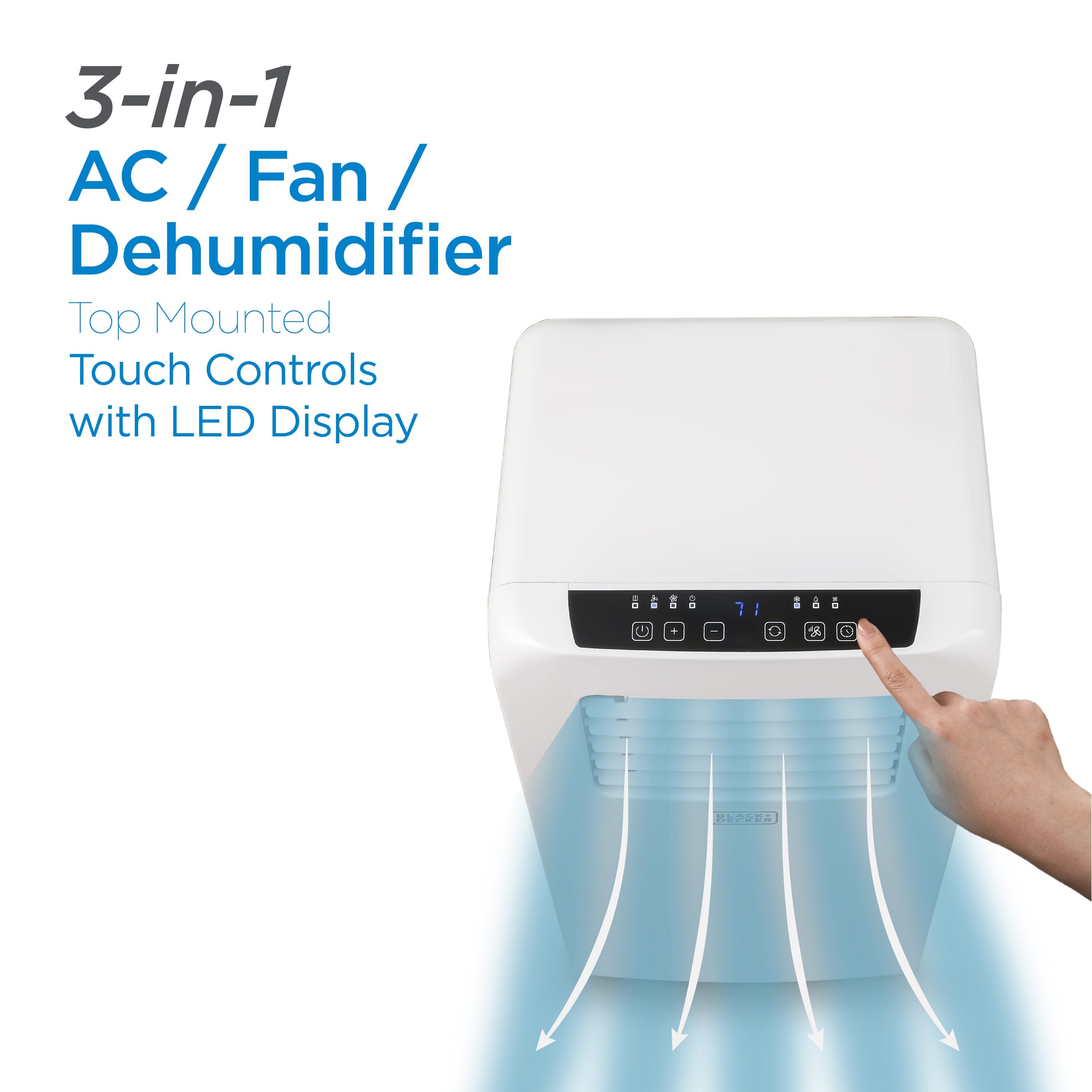 Black & Decker Portable Air Conditioner, 6,000 BTU, White - Yahoo Shopping