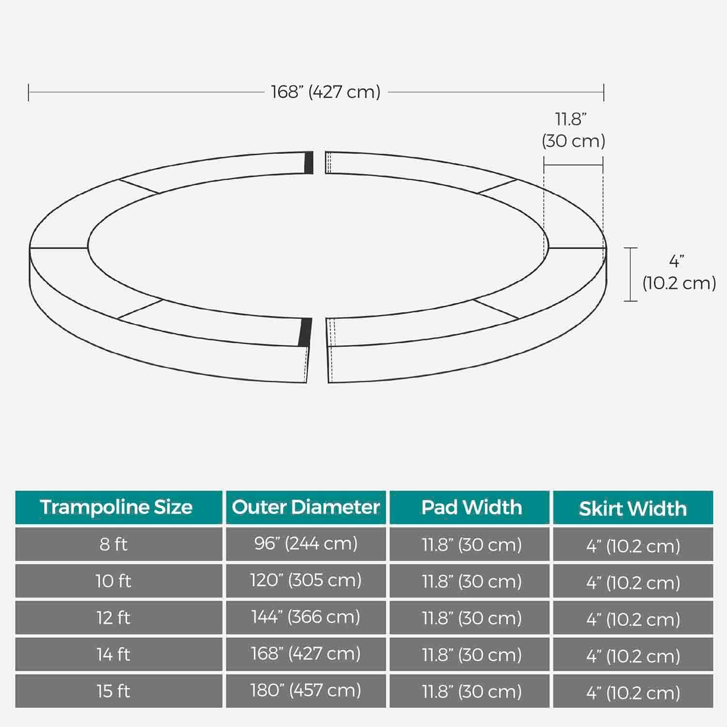 Slickblue D-SM-10Q241PTSU Trampoline-Accessories - View #3