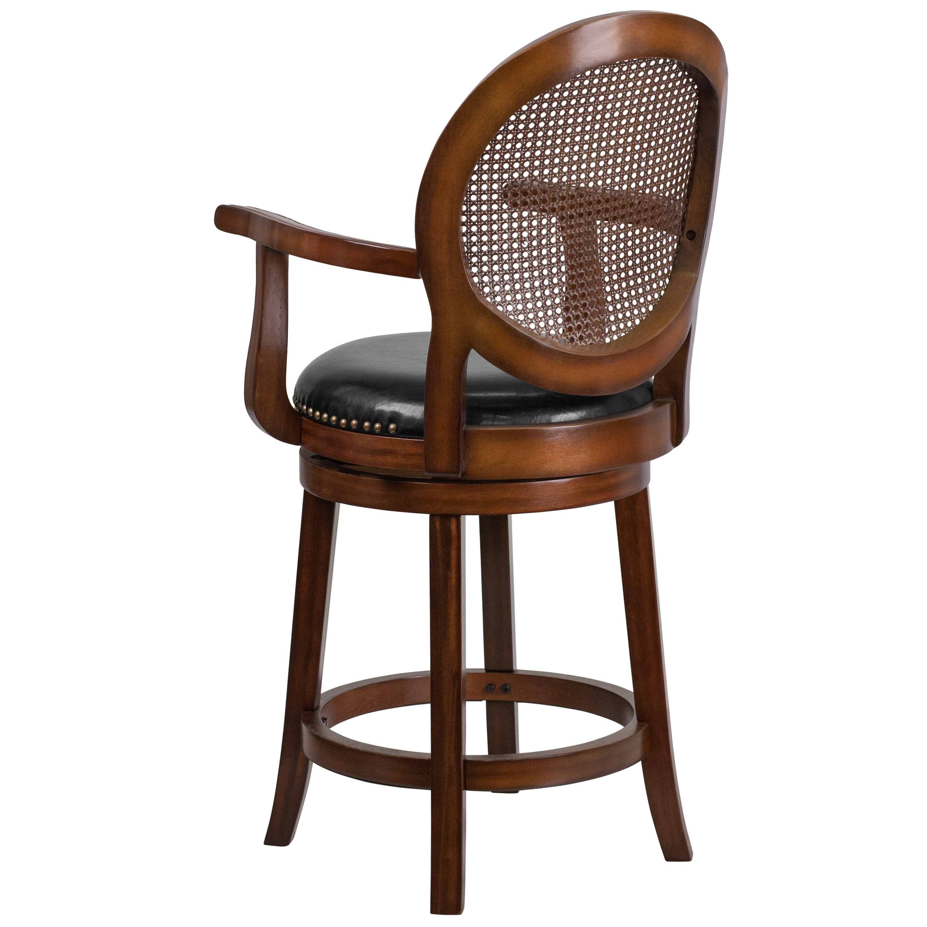 wood swivel bar stools