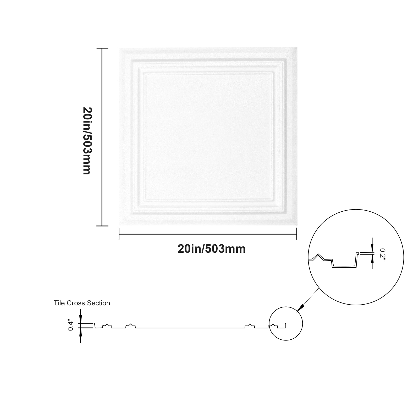 VEVOR SCTHBZPSB96J06080V0 Ceiling Tiles  96-Pack 20 x 20 in  Drop Ceiling Tiles Premium Polystyrene Sheet  Easy Installation/ Cutting Plastic Glue-up Ceiling Tile  Basement Ceiling Covering for Home/Office Decoration