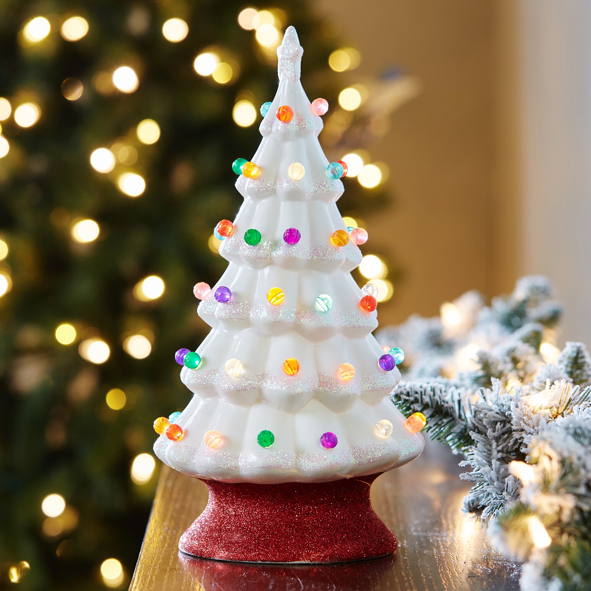 allen + roth 13.97-in Lighted Christmas Tree(s) Christmas Decor at ...