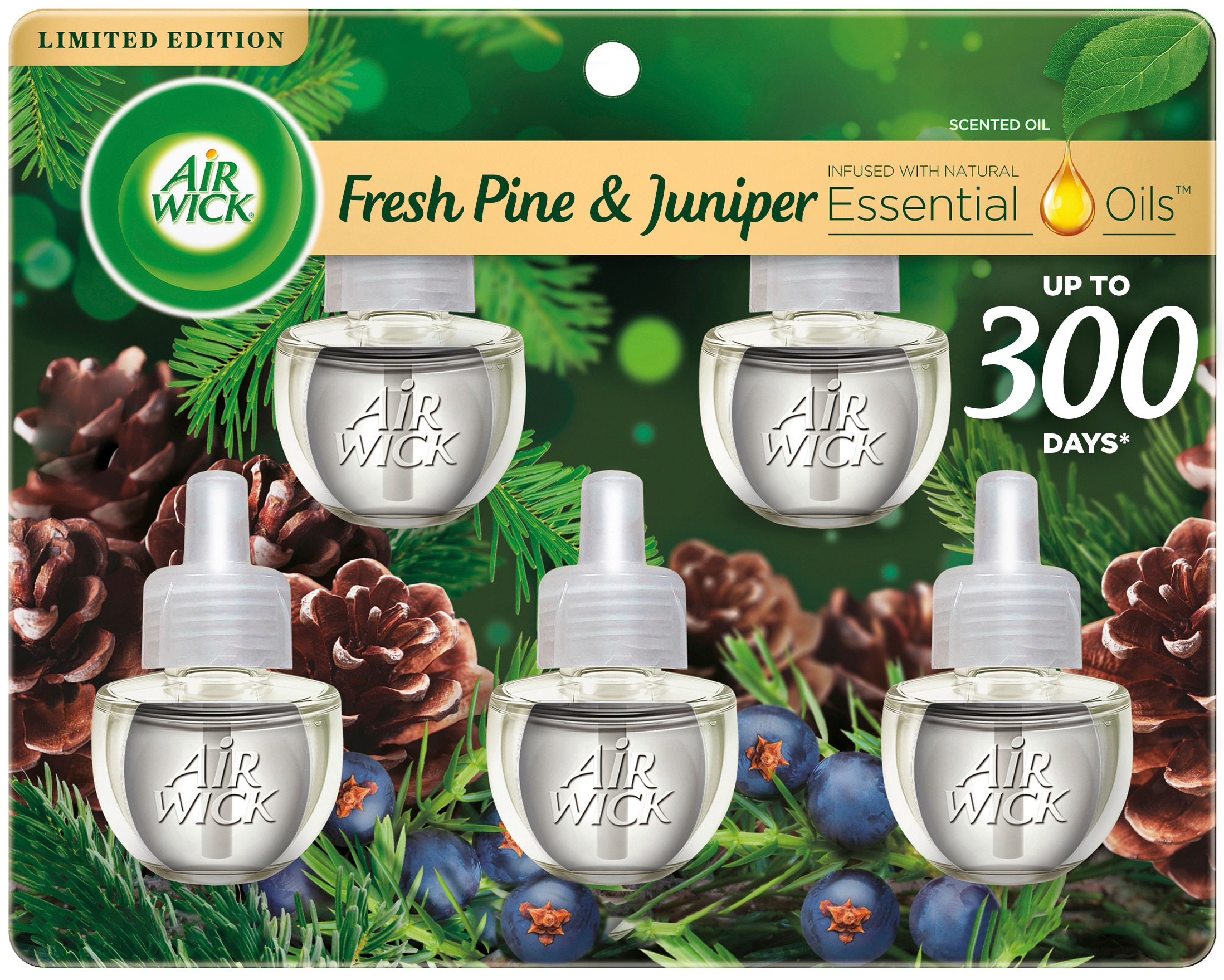Febreze Wax Melts Air Freshener, Gain Original Scent, (4 packs, 6 count  each) 