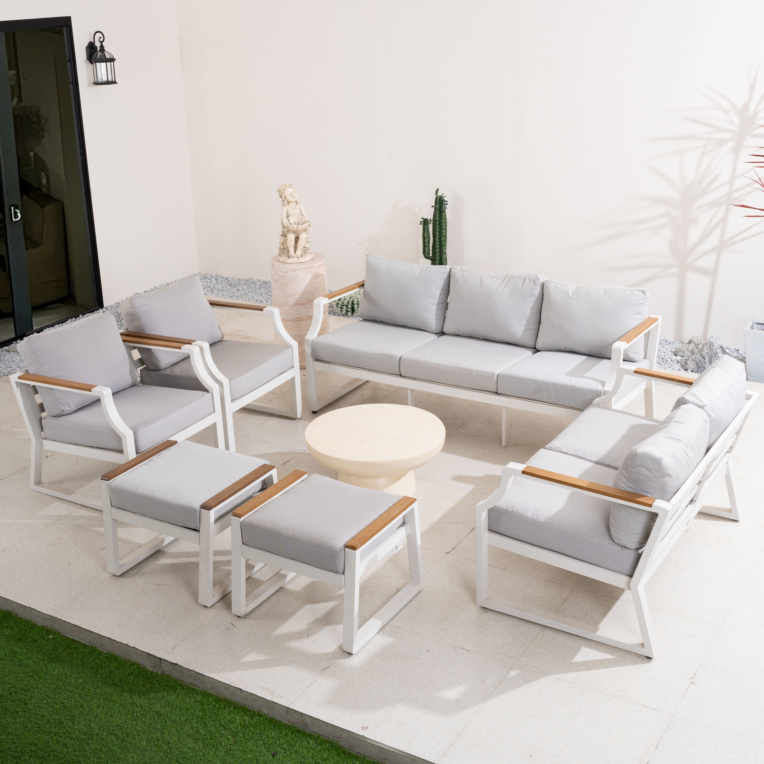 Direct Wicker DWS-2101W&240190BE Patio-Conversation-Sets - View #5