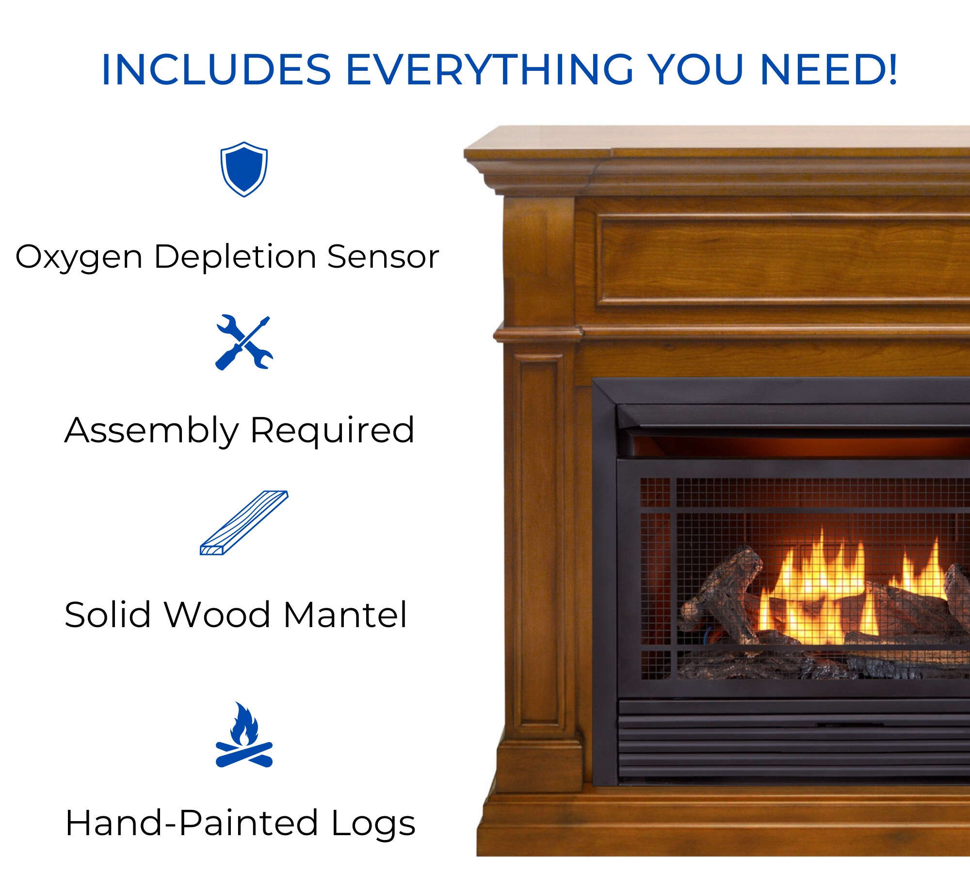 Duluth Forge DFS-300T-4AS Gas-Fireplaces - View #5