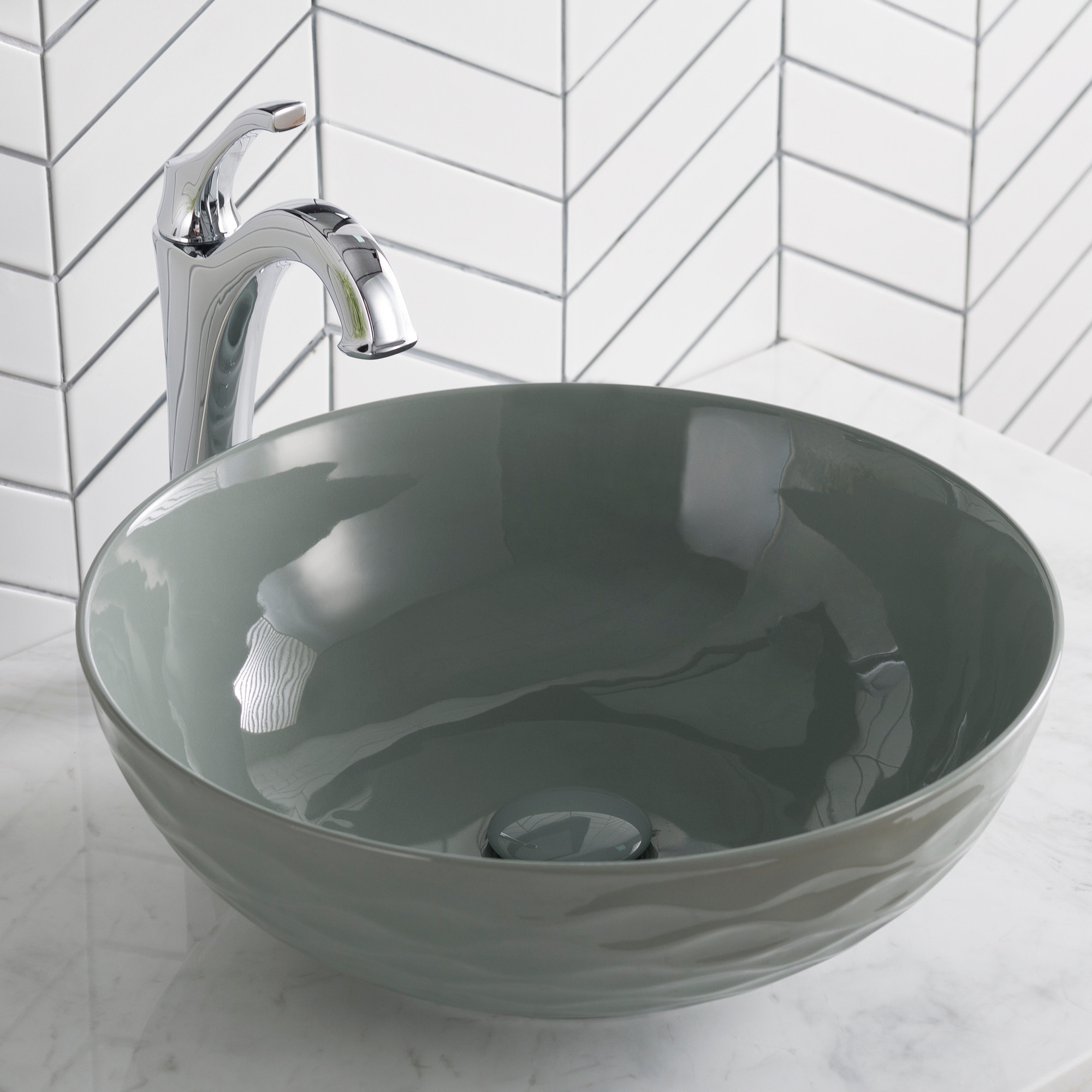 Kraus KCV-200GGR-20 Bath-Sink - View #3