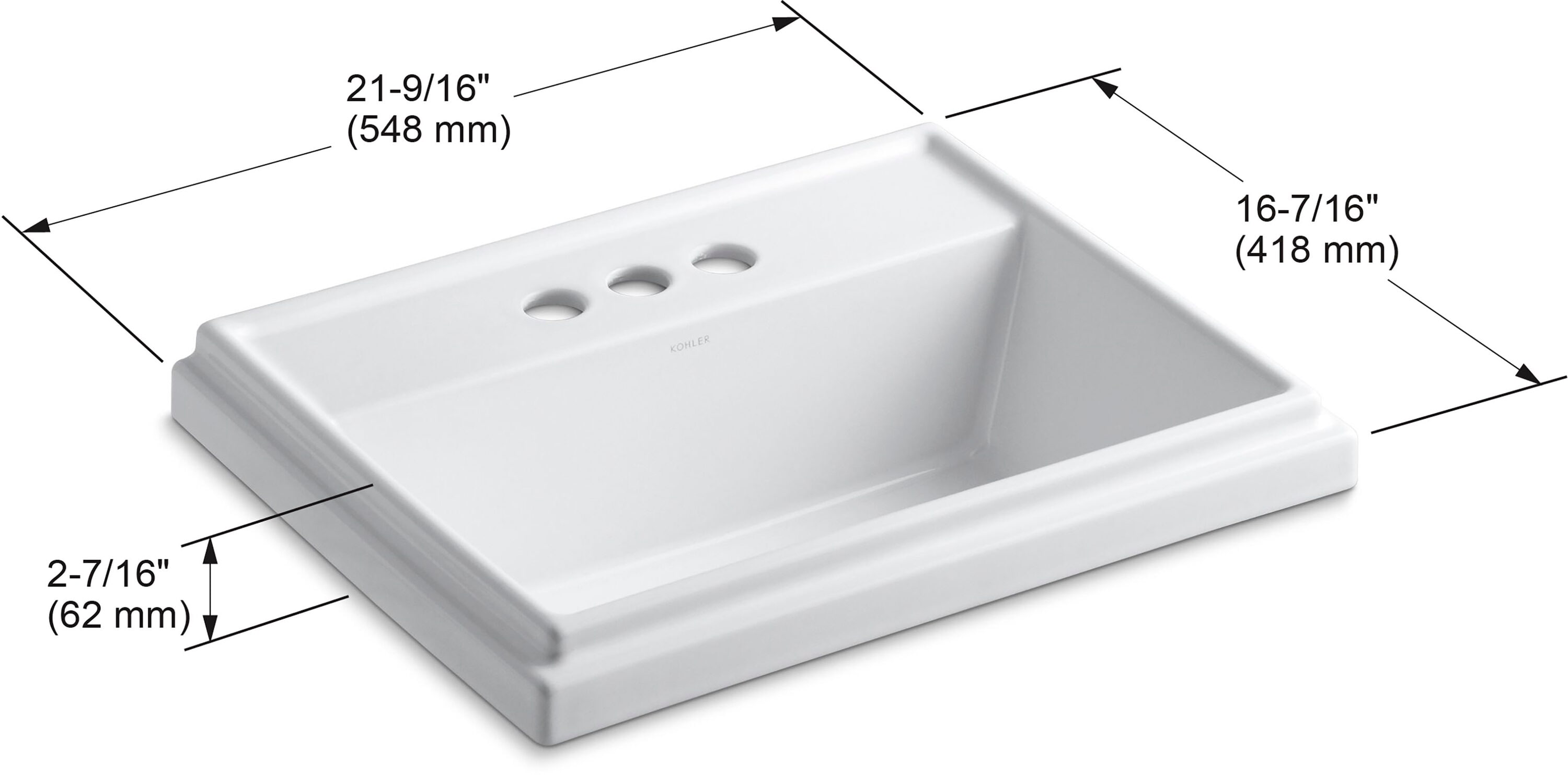KOHLER 2991-4-0 Bath-Sink - View #3