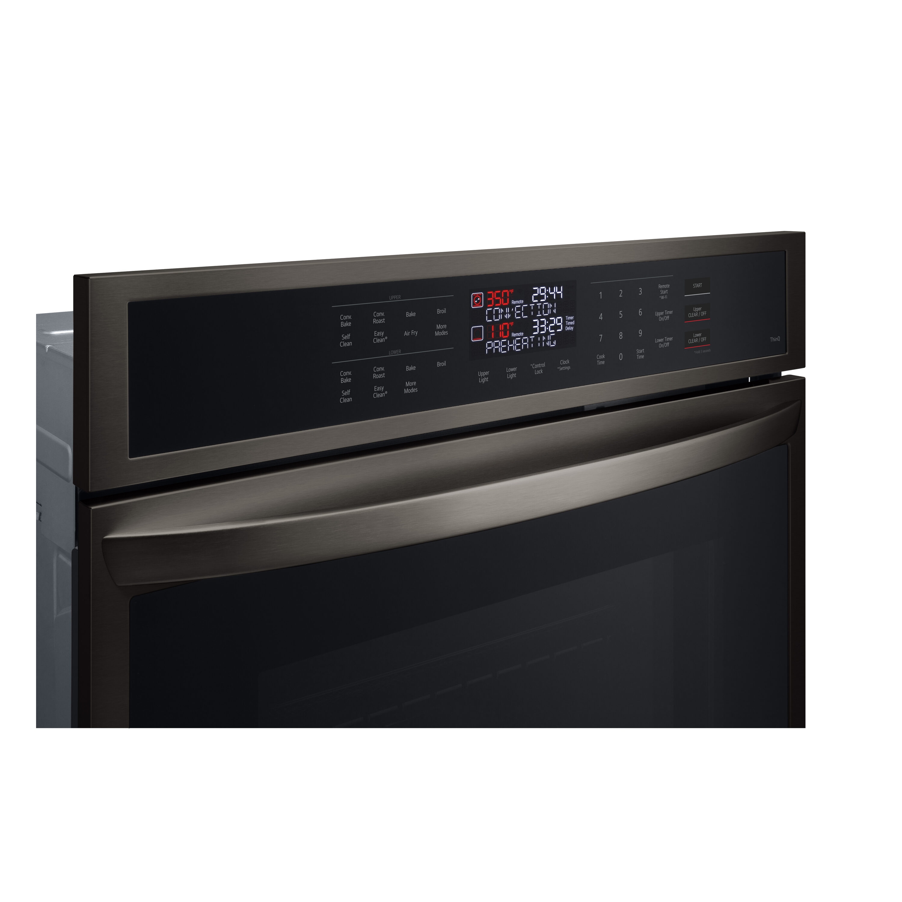 Black stainless steel wall shop oven