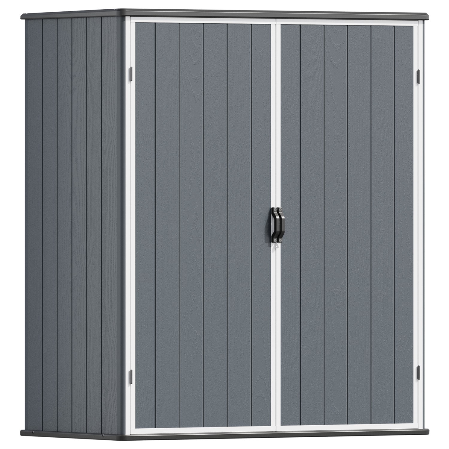 Patiowell WES-0590-DGY 5-ft x 3-ft Gray Lean-to Resin Storage Shed (Floor Included)