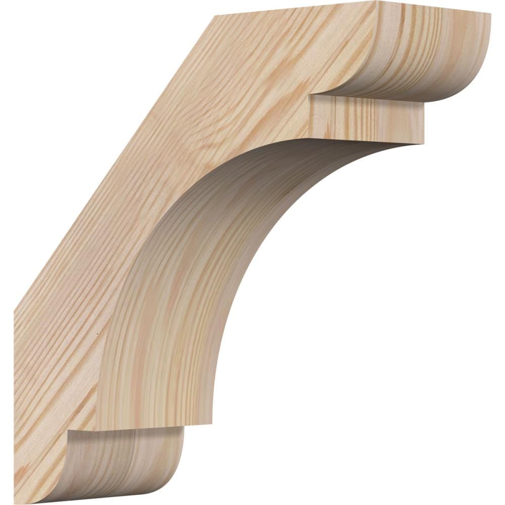 Ekena Millwork BRC04X10X10OLY00SDF 3-1/2-in x 10-in x 10-in Douglas Fir Unfinished Wood Olympic smooth