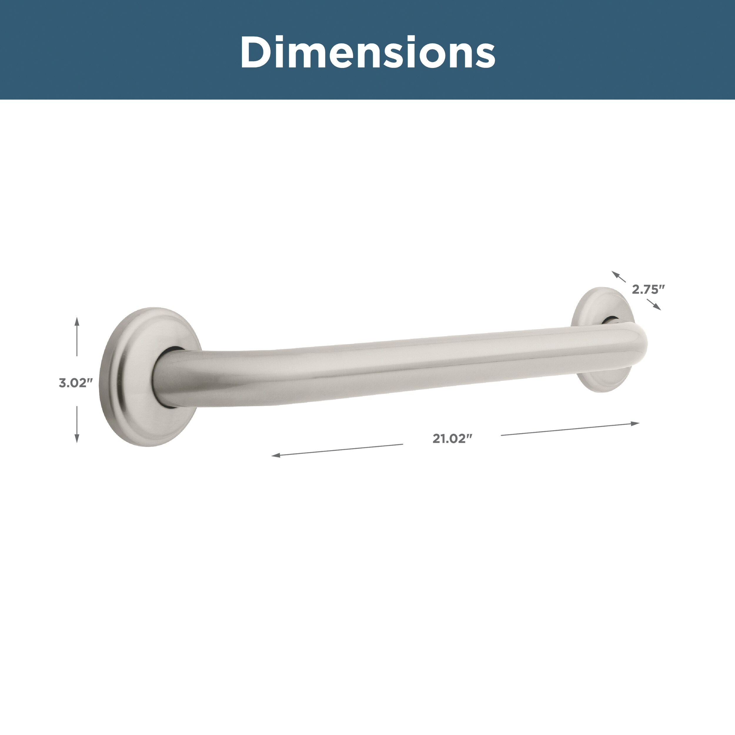 Franklin Brass 5918SN Grab-Bars - View #2
