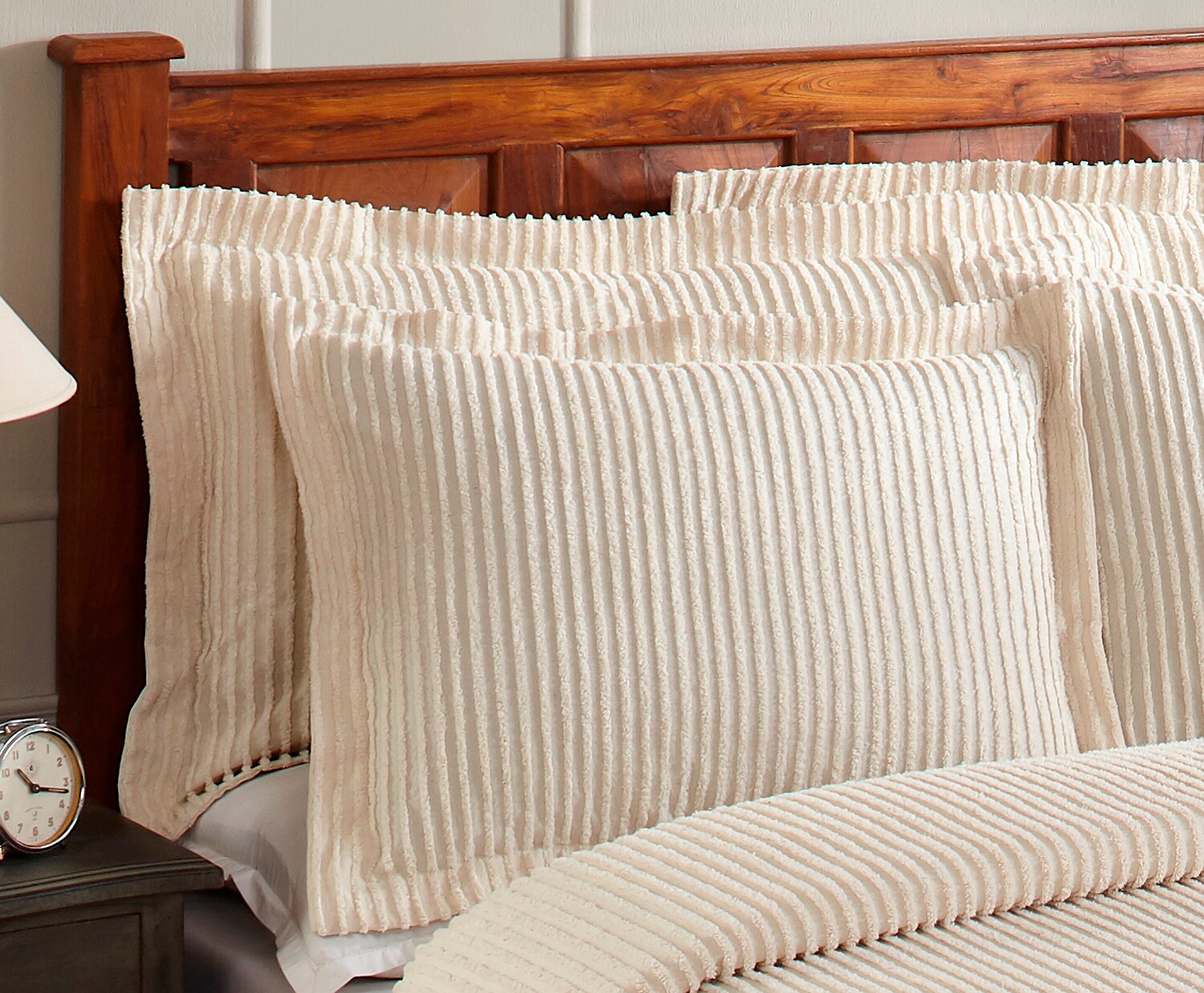 Better Trends SHASP2036IV Jullian Ivory King Cotton Pillow Case