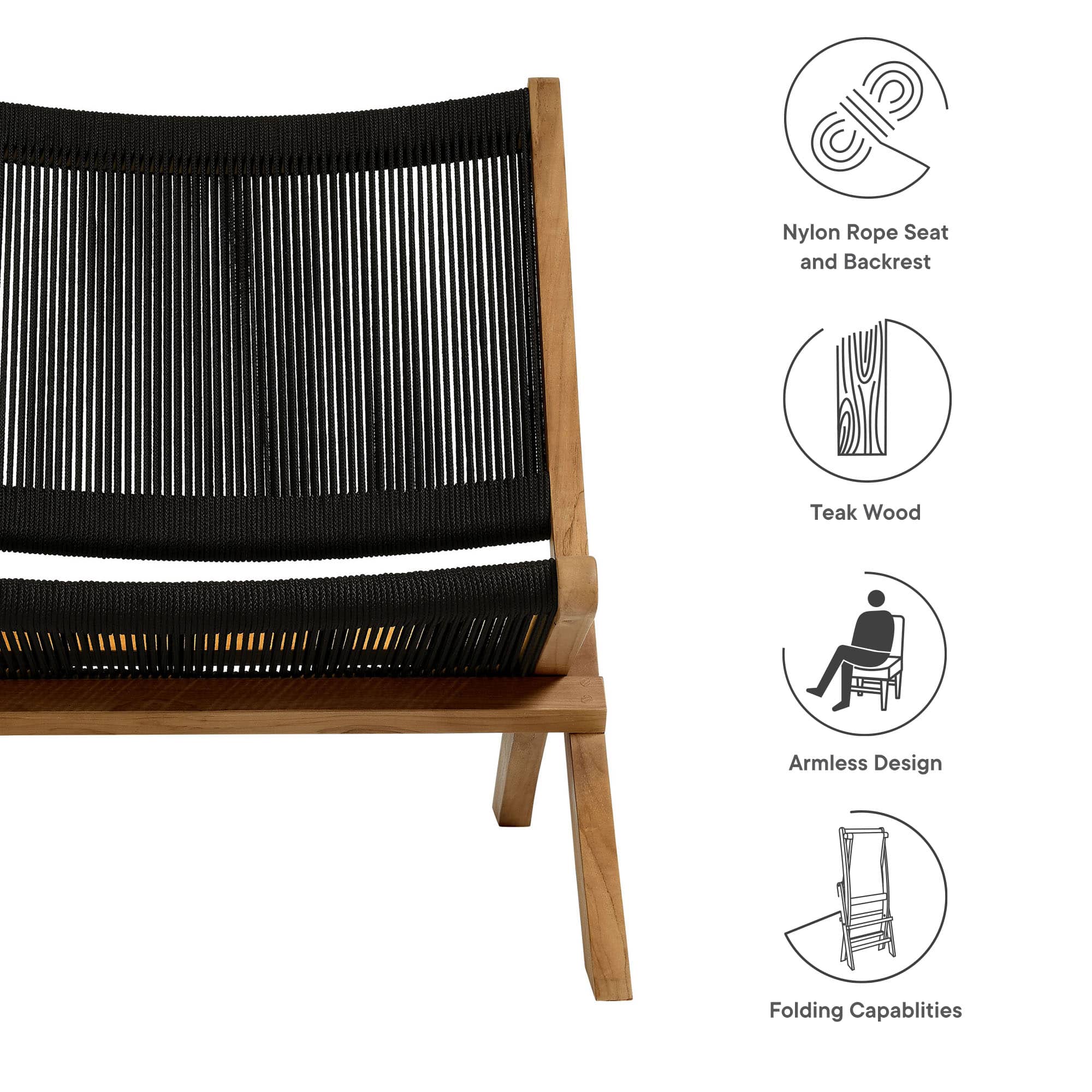Modway EEI-6808-NAT-BLK Patio-Chairs - View #2
