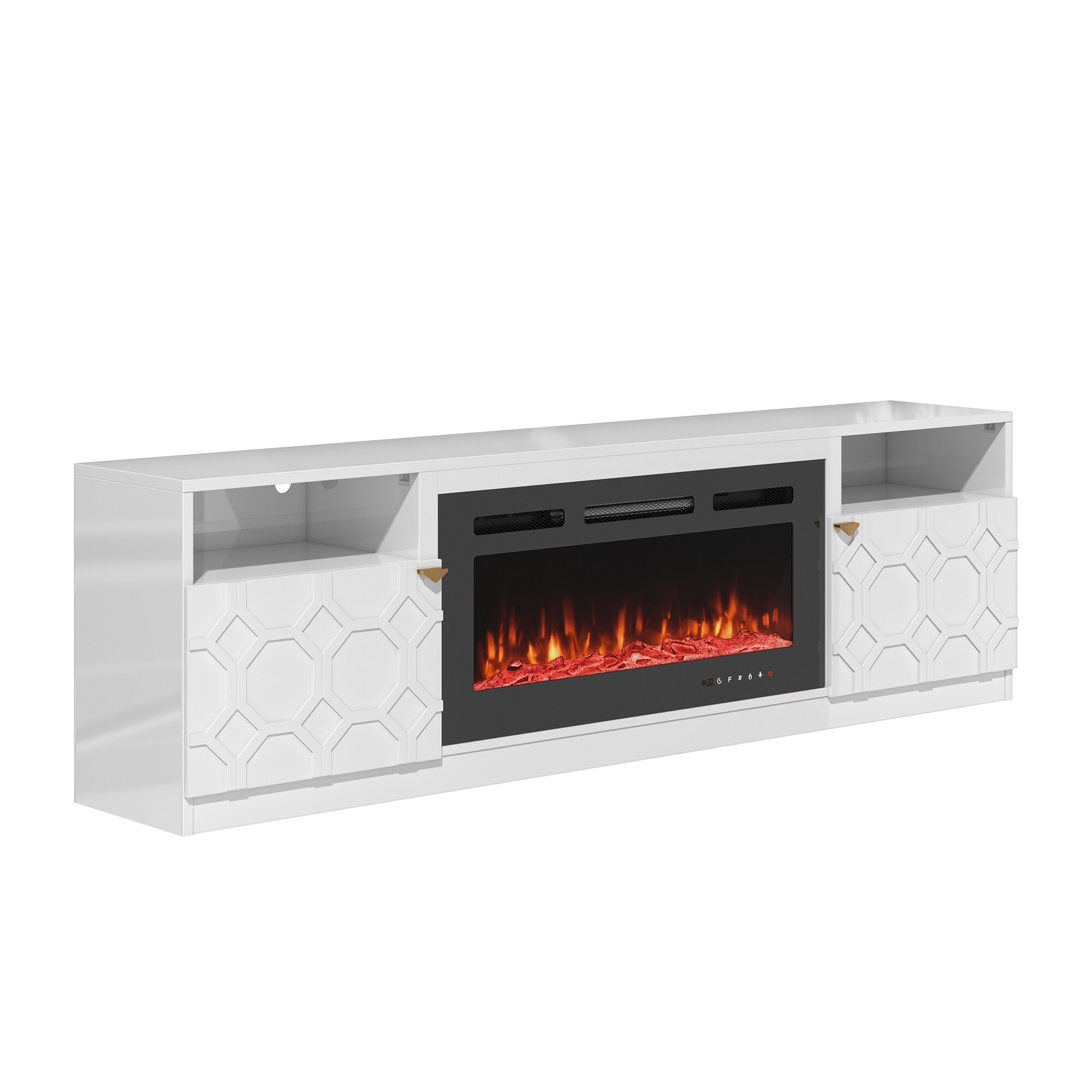 Clihome CL-JHTVB36-WH Electric-Fireplaces - View #6