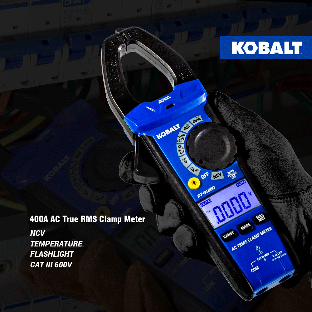 Kobalt Digital Multimeter 0.2 Amp 500V-Volt in the Multimeters department  at